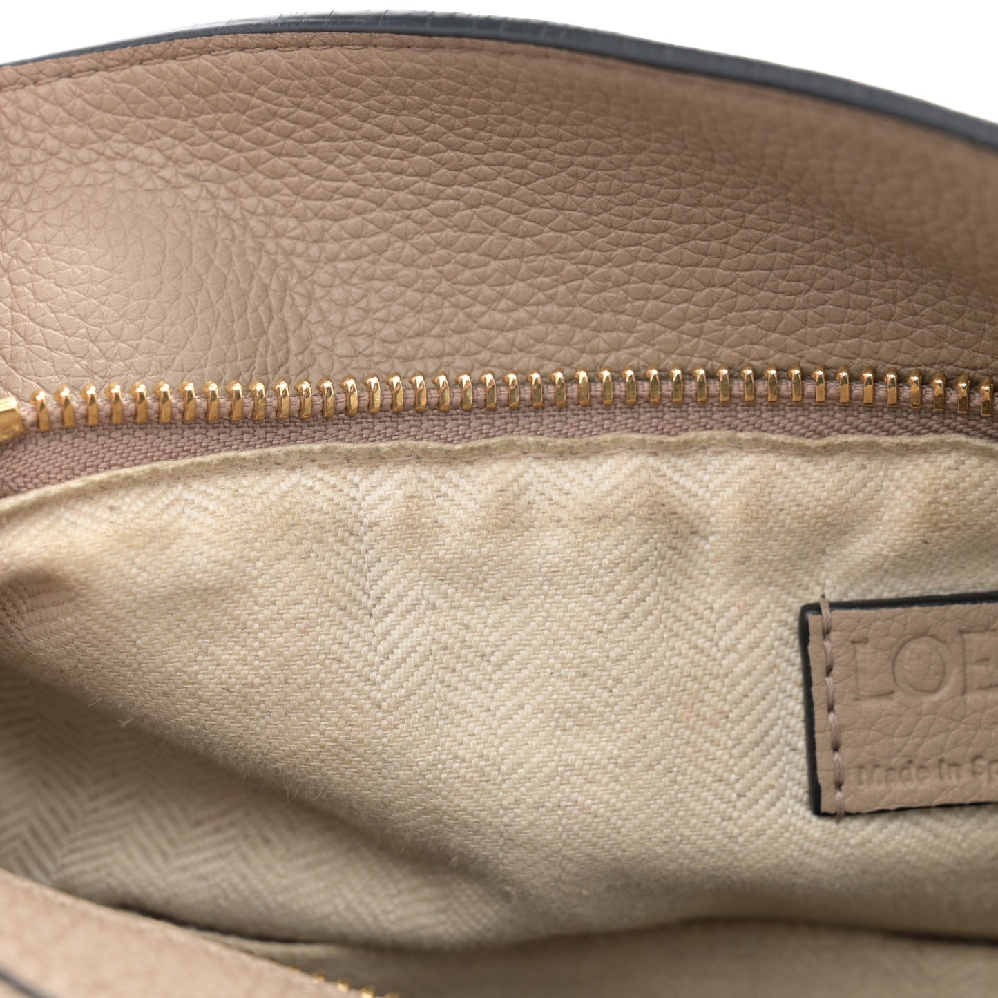 Grained Calfskin Puzzle Bag Mink
