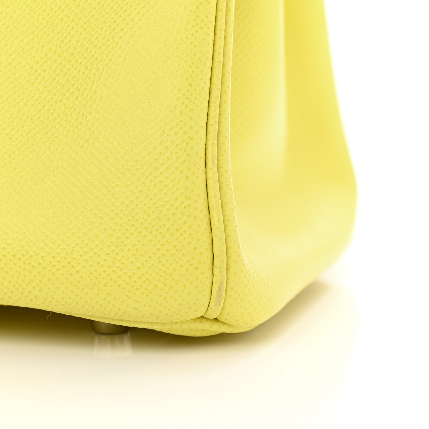 Hermes Epsom Birkin 30 Lime 12 of 14