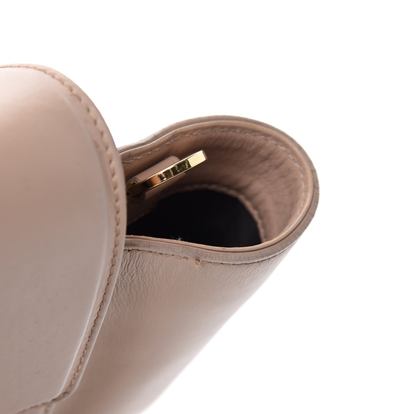 Vitello Calfskin Large Signature Tote Beige