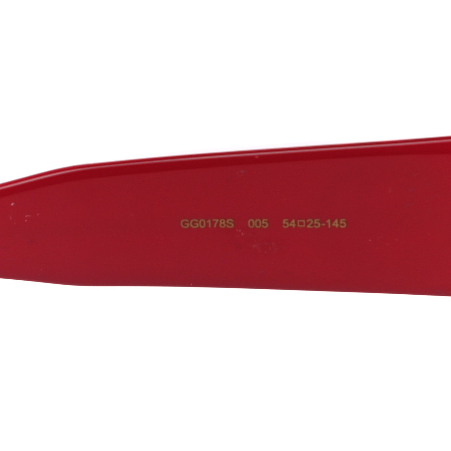 Square Web Frame GG0178S Sunglasses Red