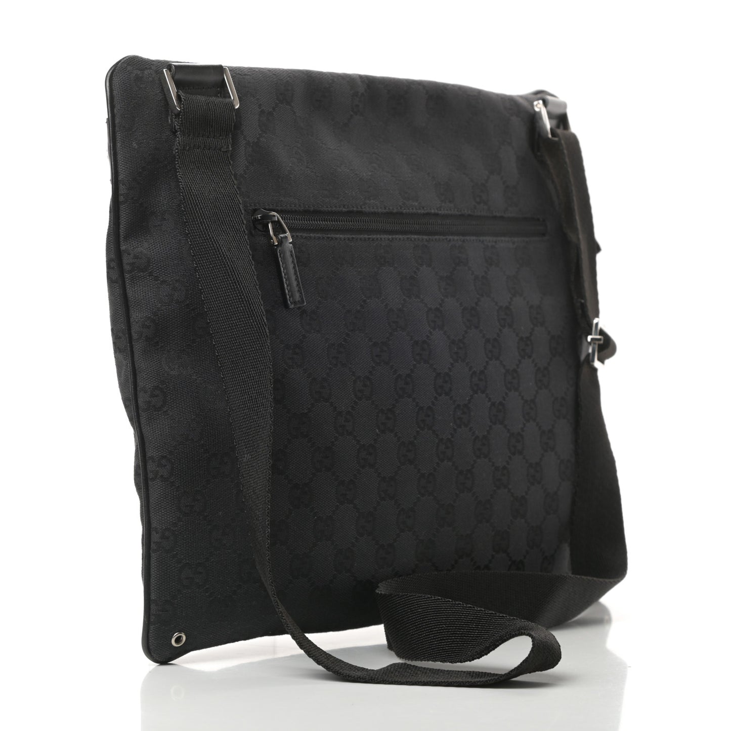 Monogram Messenger Bag Black