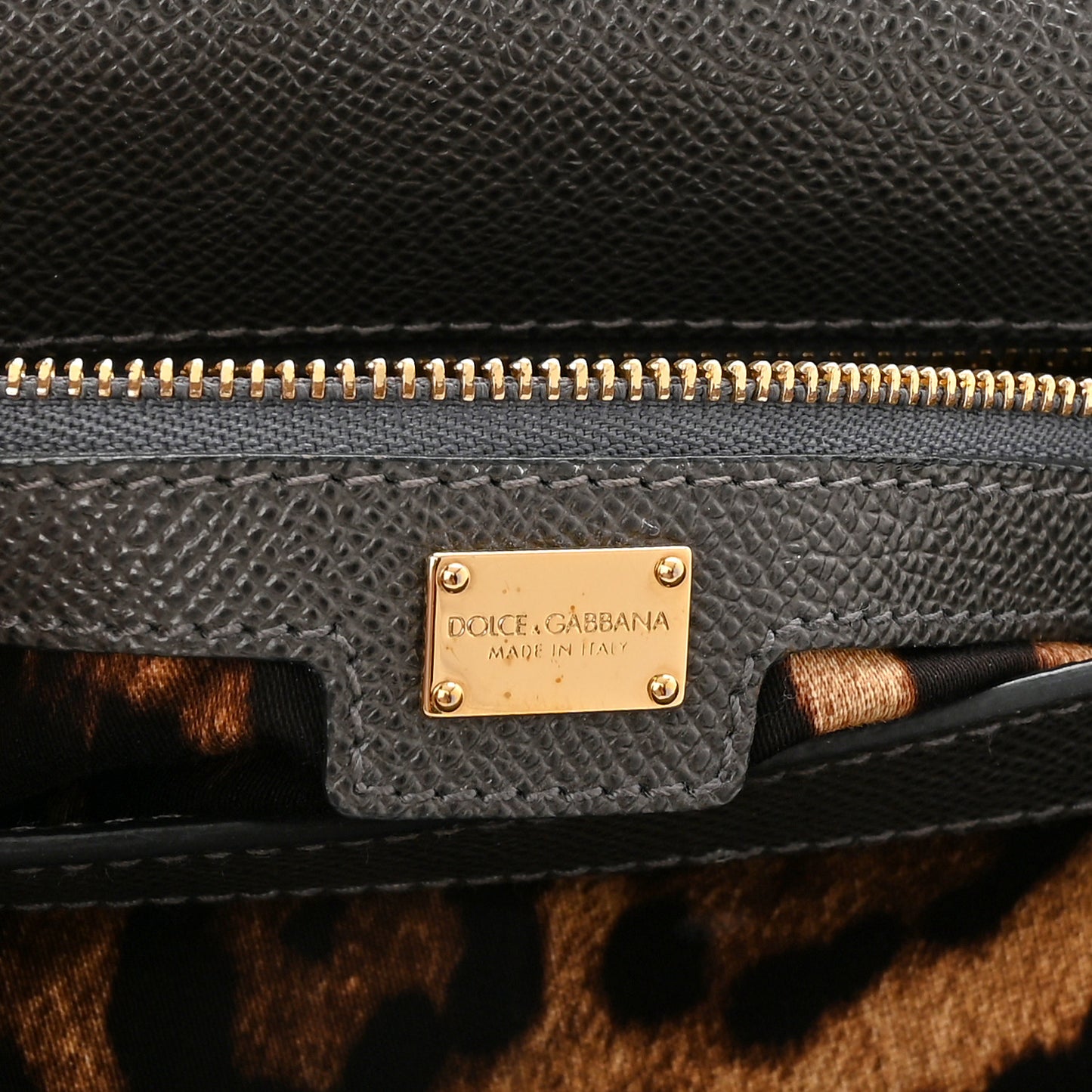 Dauphine Miss Sicily East West Shoulder Bag Grey