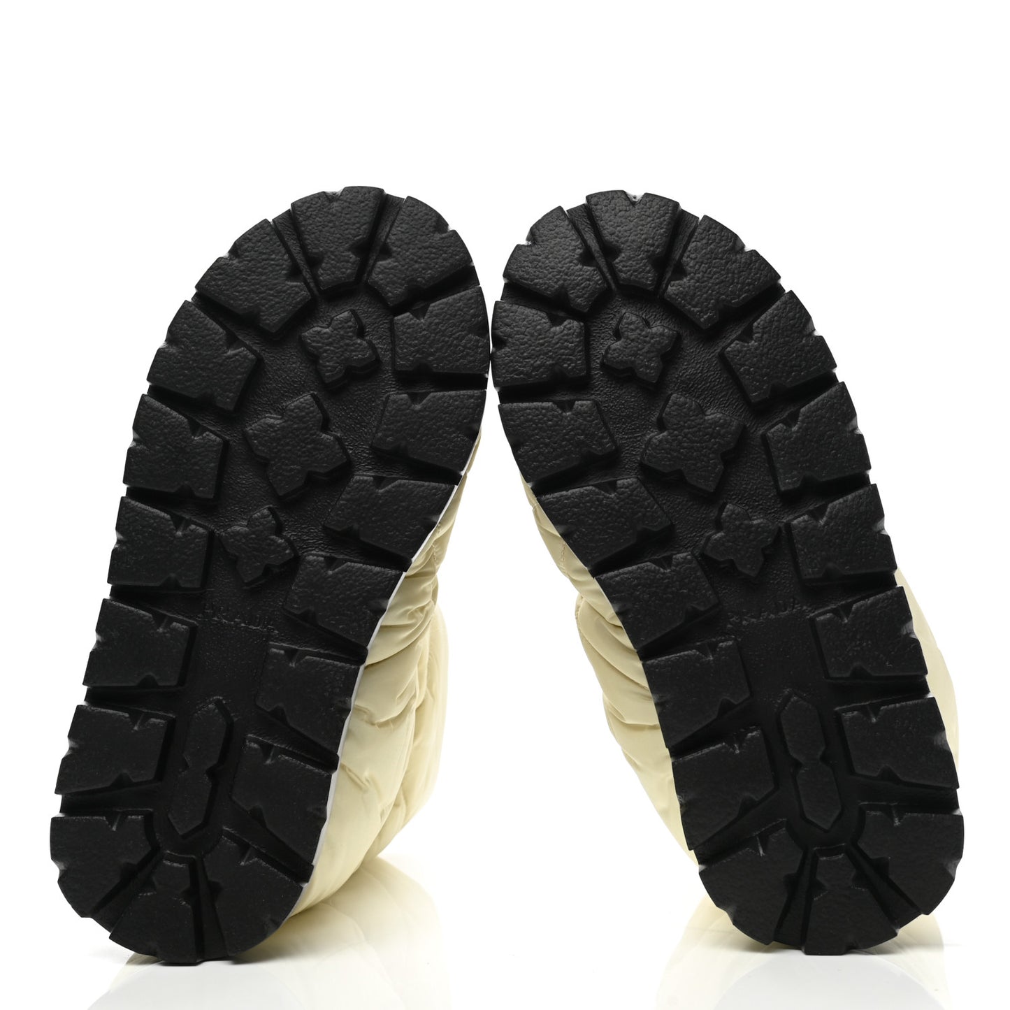 Re-Nylon Piuma Triangle Logo Padded Drawcord 20mm Snow Boots 36 Avorio