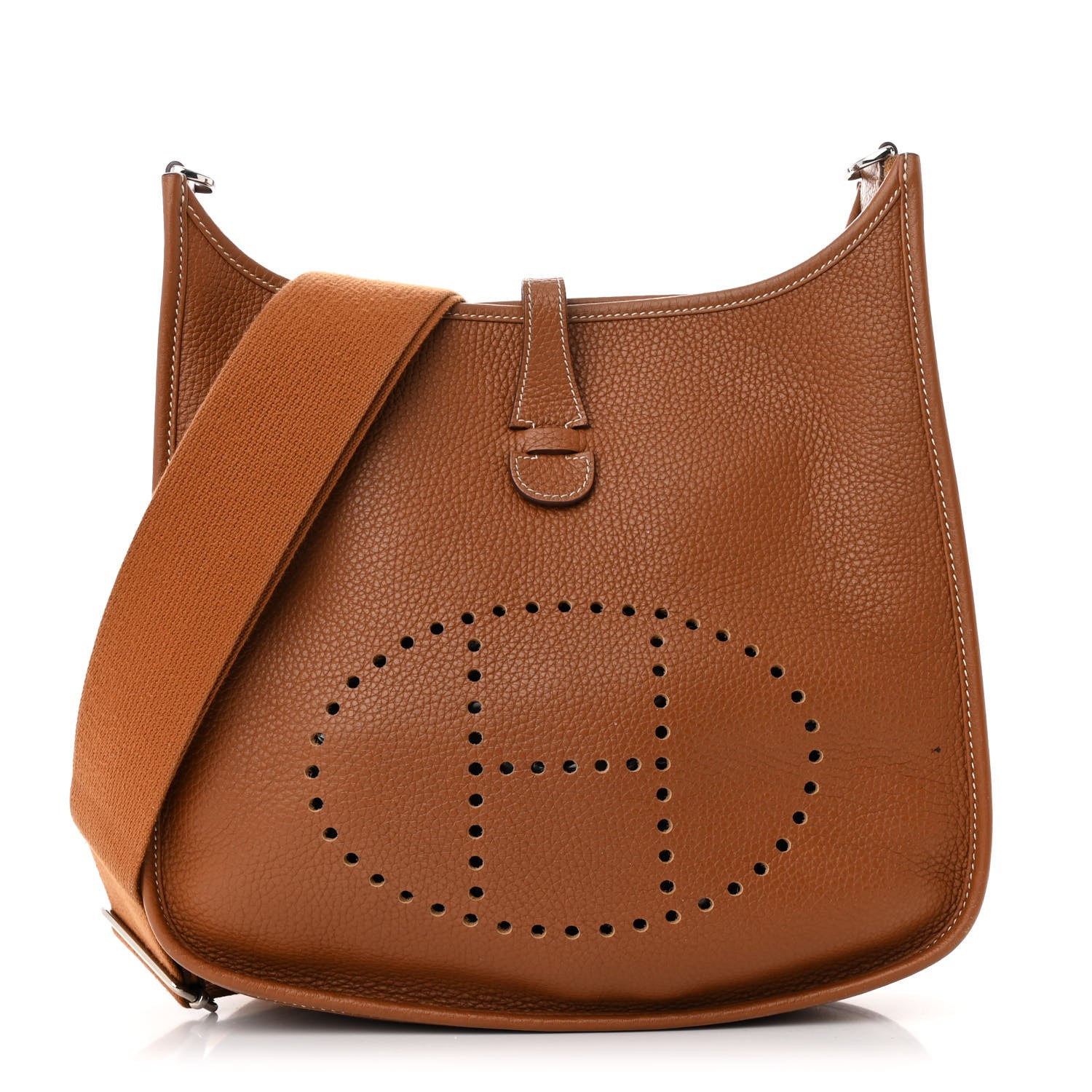 Hermes Taurillon Clemence EVELYNE III PM Gold 1688829 – FASHIONPHILE