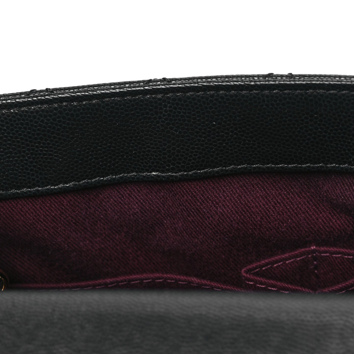 Caviar Quilted Small Coco Handle Flap Black