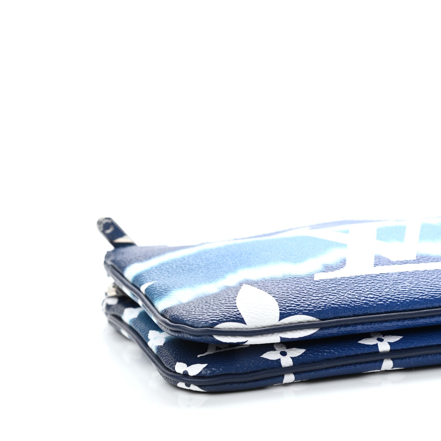Monogram Giant Escale Double Zip Pochette Blue