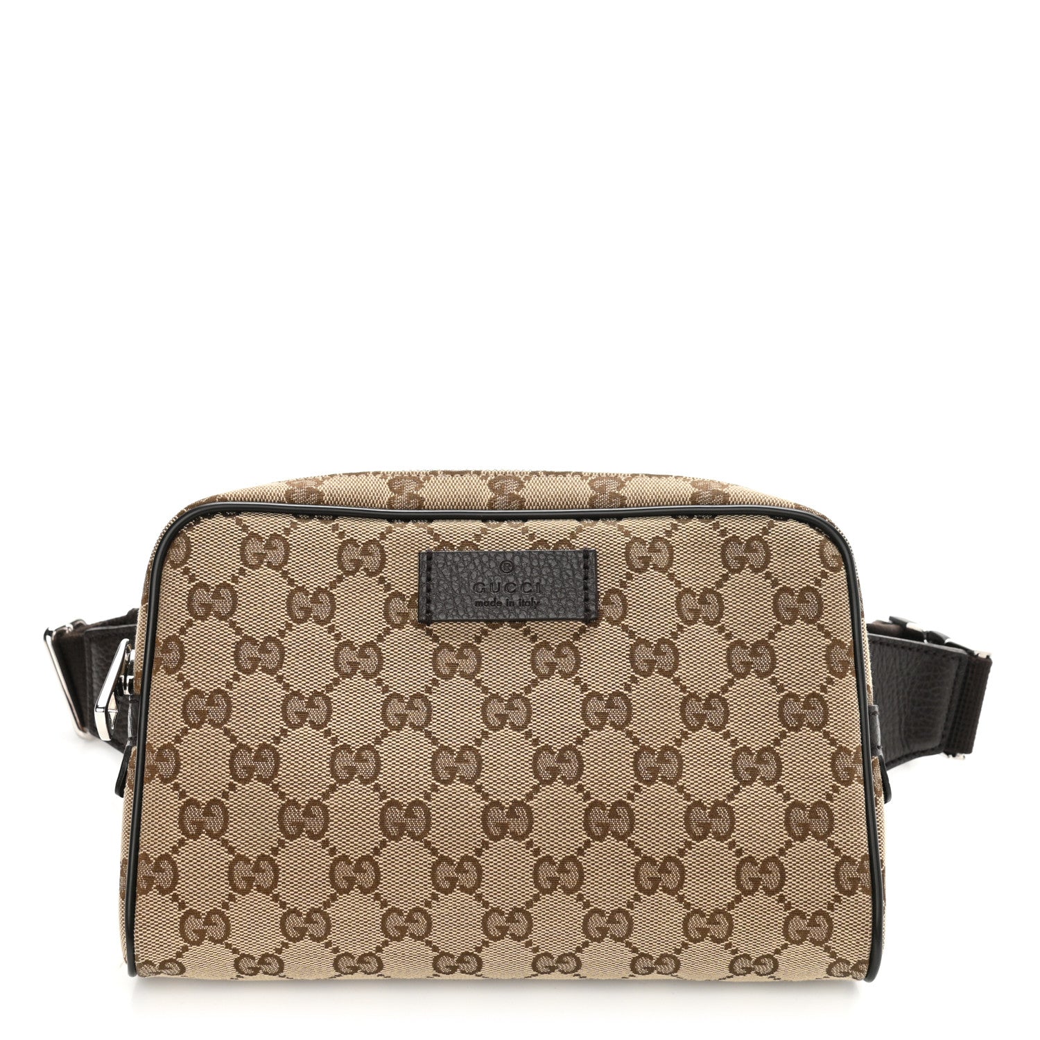 Gucci Monogram Belt Bag Dark Brown 1 of 10