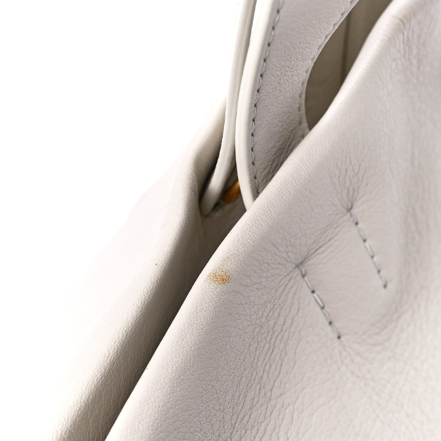 Calfskin Mini Tulipano Bag Bianca