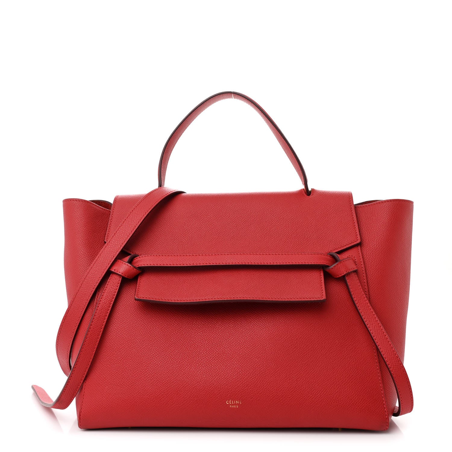 Celine Grained Calfskin Mini Belt Bag Coquelicot 1 of 11