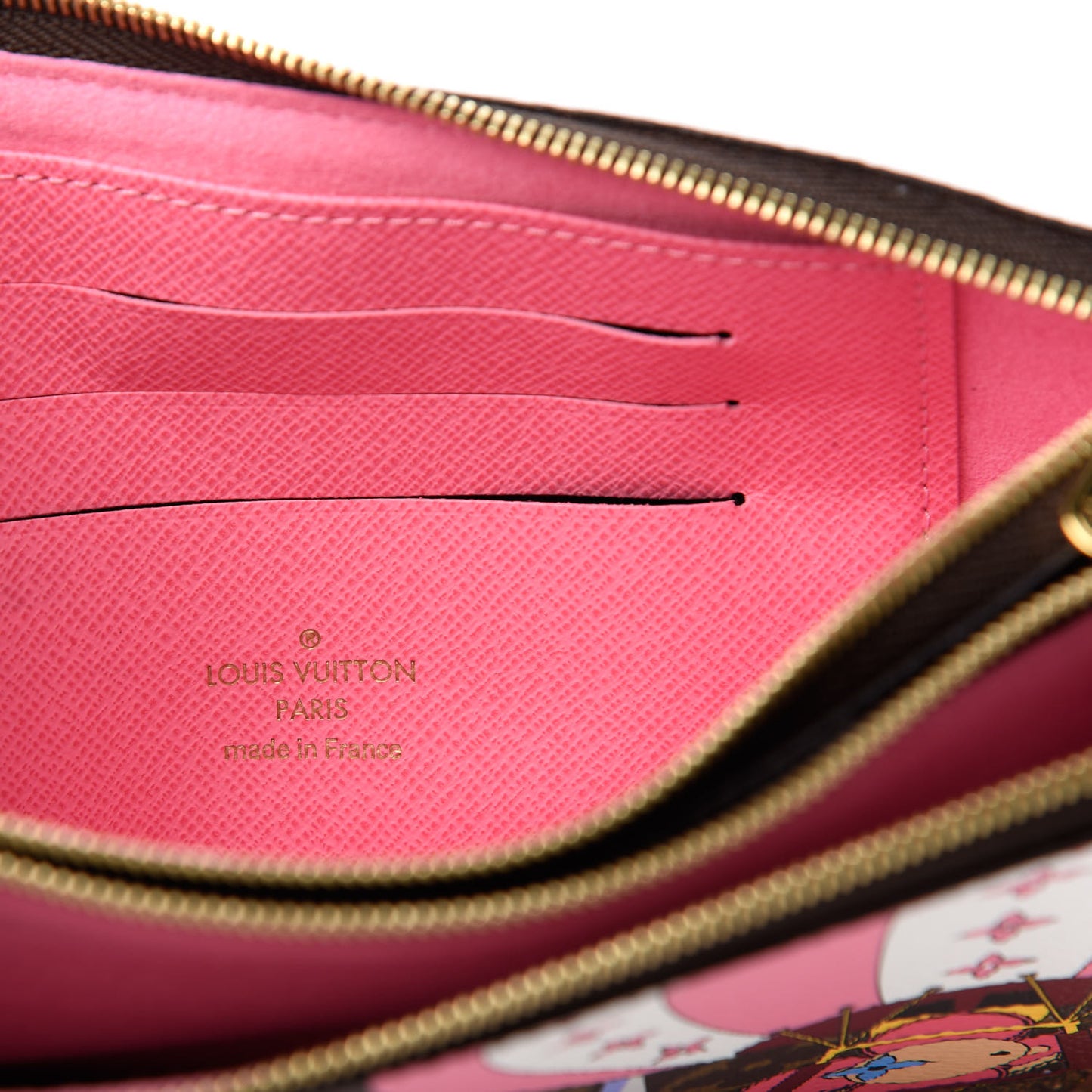 Monogram 2019 Christmas Animation Double Zip Pochette