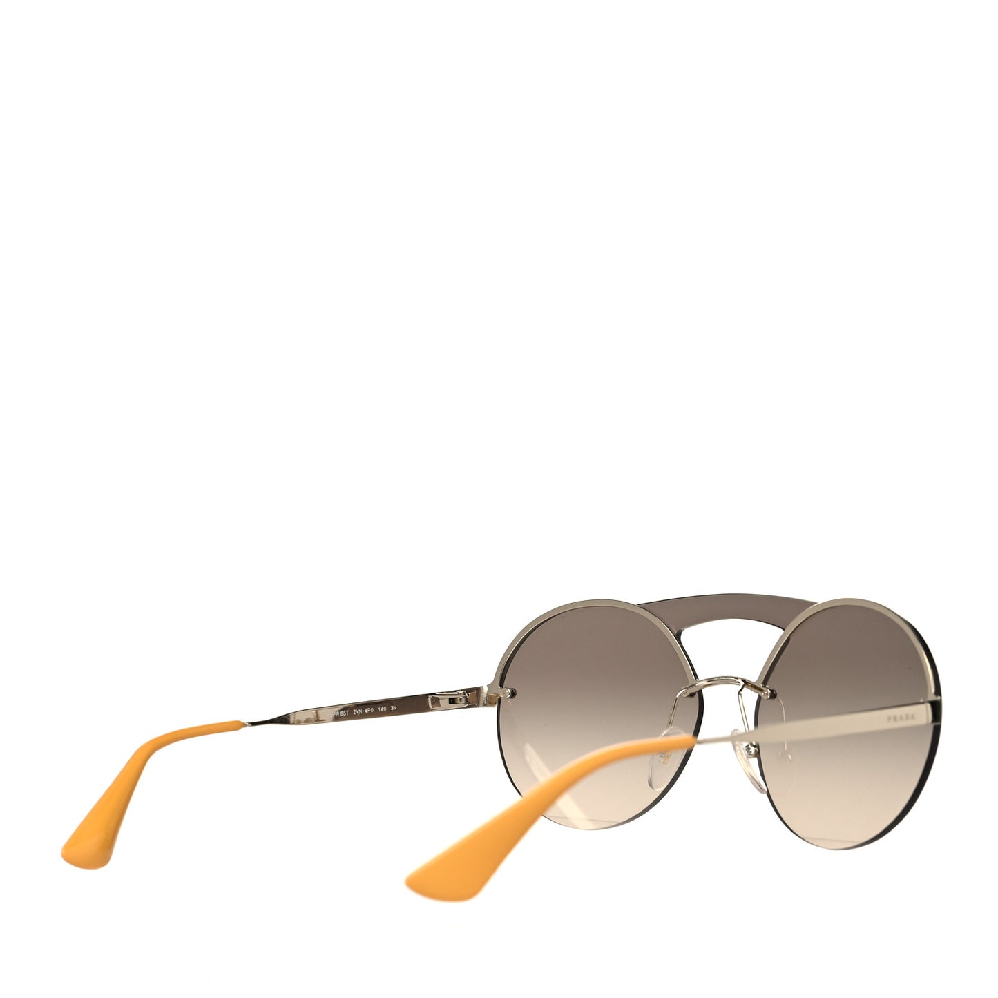 Metal Round Gradient Sunglasses SPR 65T Gold