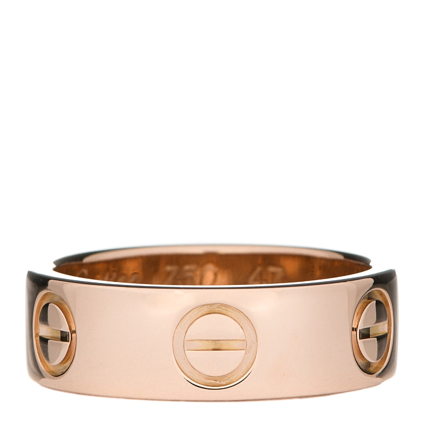 18K Pink Gold 5.5mm LOVE Ring 47 4