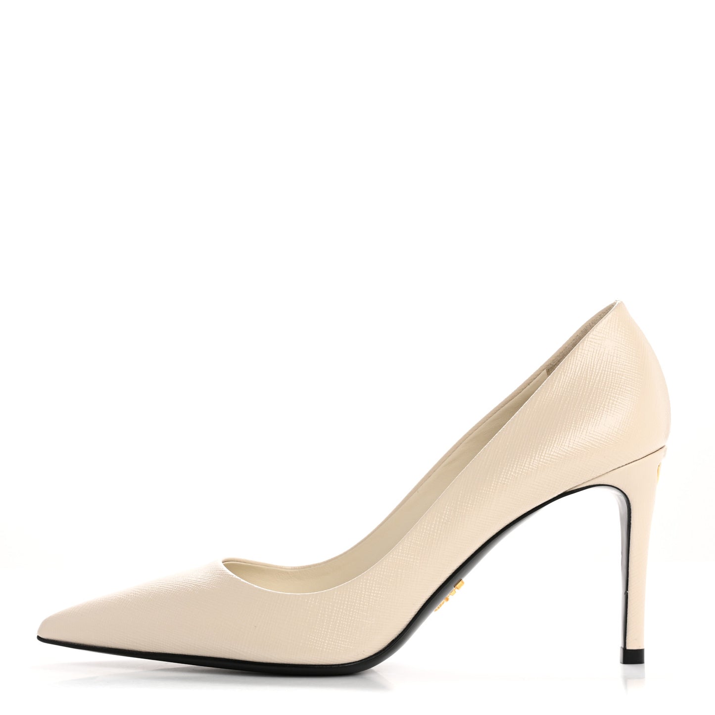 Saffiano Vernice Pumps 37.5 White
