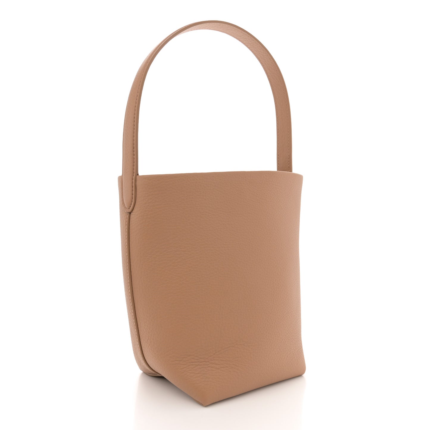 Grained Calfskin Small N/S Park Tote Cinnamon