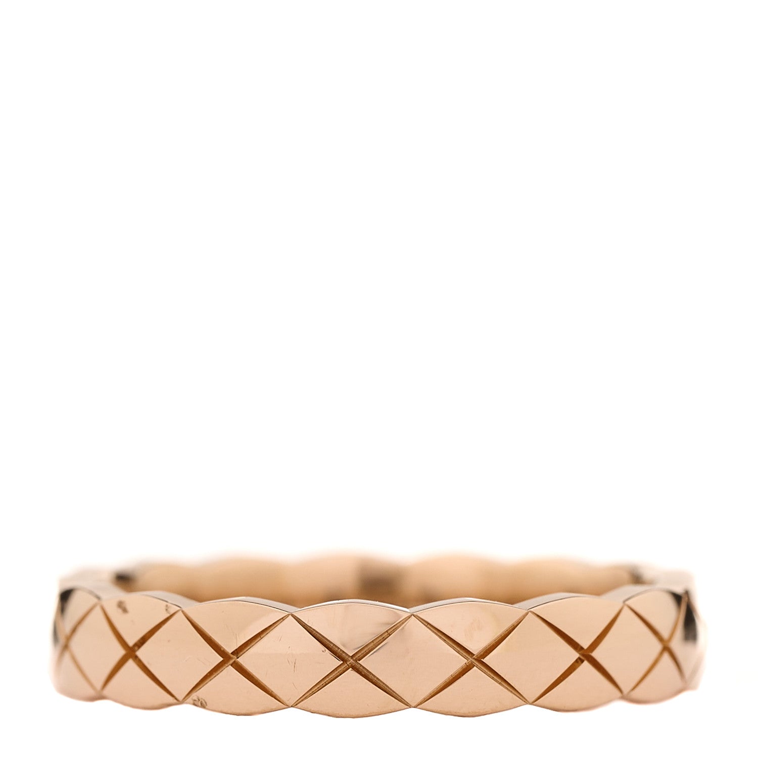 Chanel Coco Crush Mini 18K Rose Gold #282431C24B Coco Crush Ring BEIGE GOLD - J11785 | CHANEL main image 4