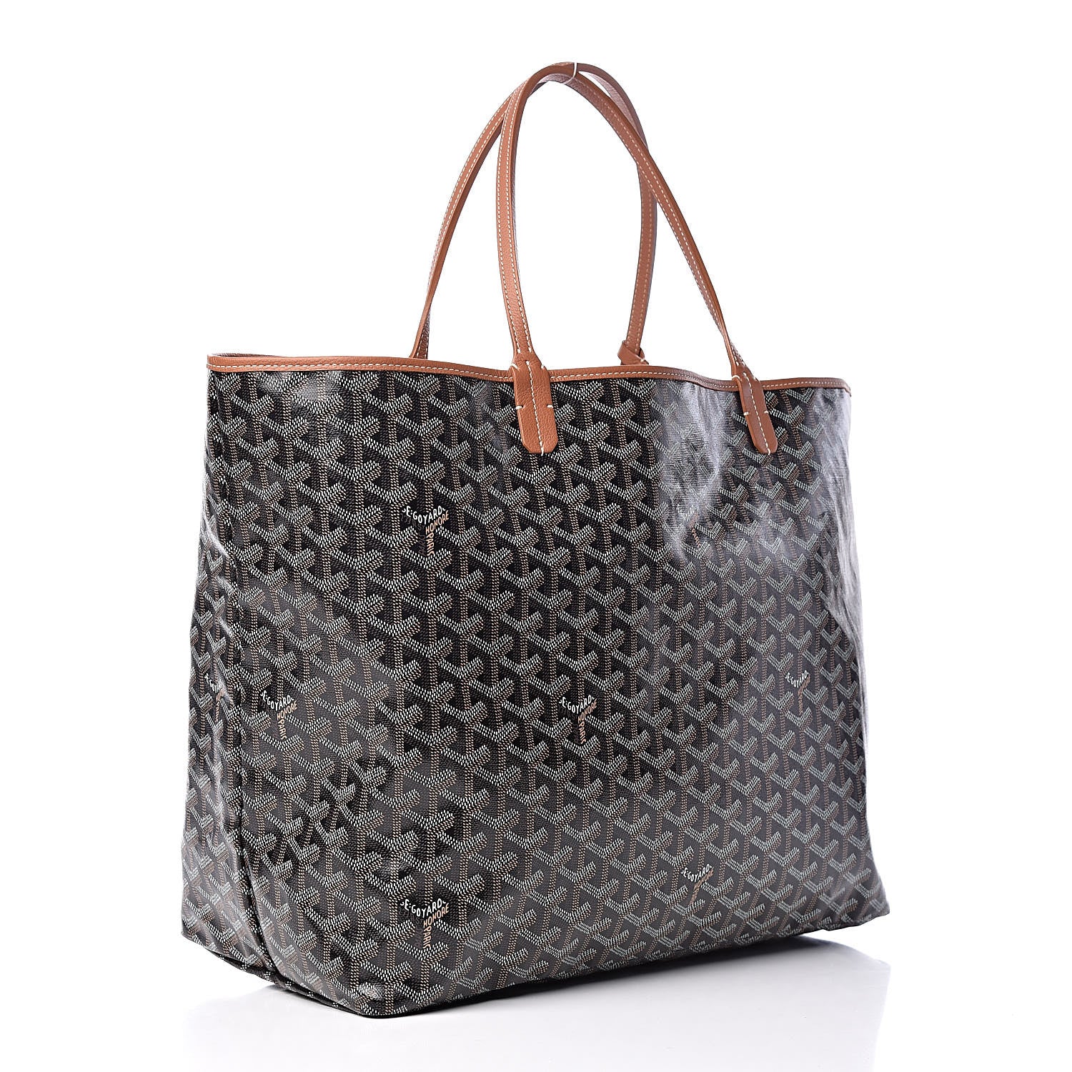 Goyard Goyardine Saint Louis GM Black Gold 4 of 10