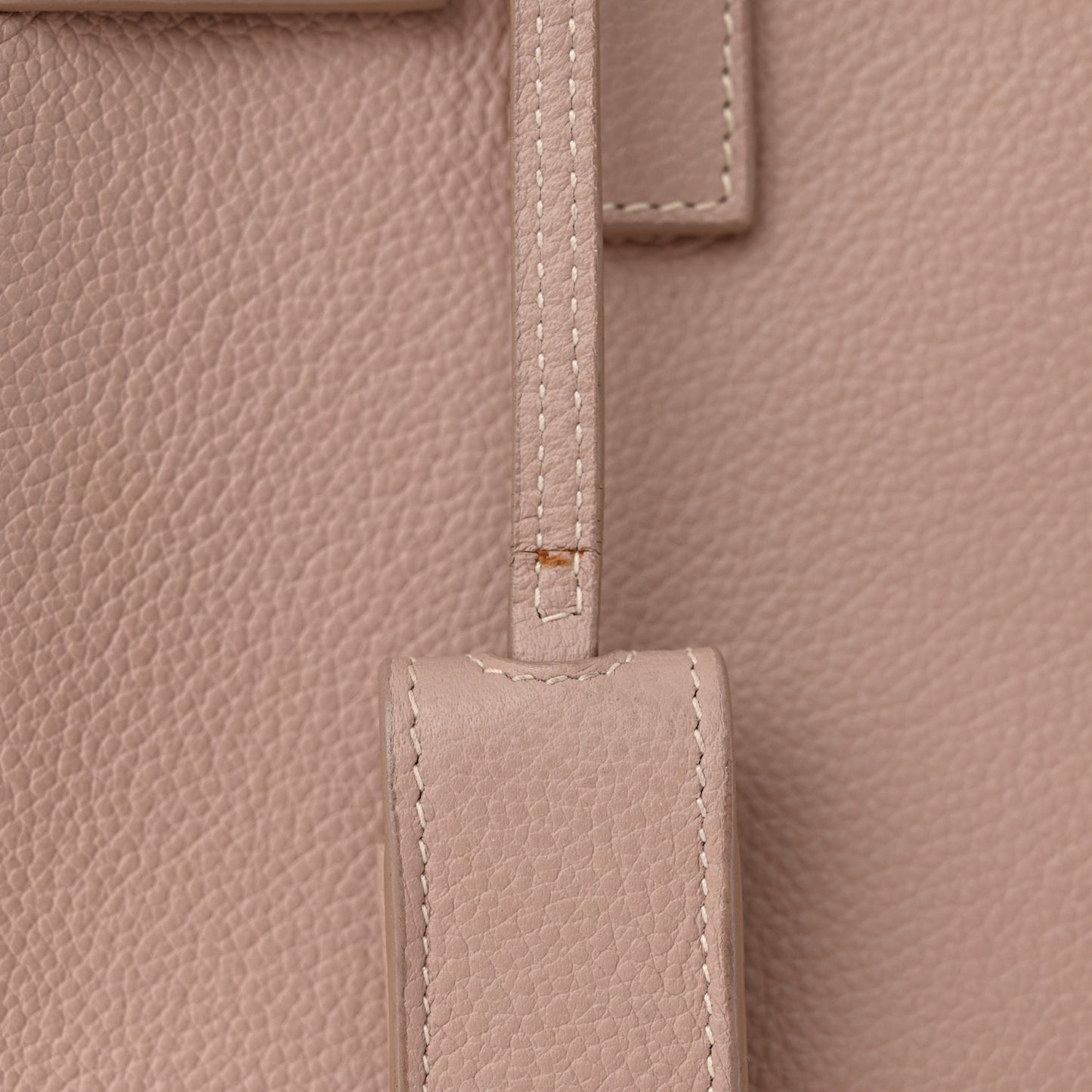 Grained Calfskin Nano Sac De Jour Antique Rose