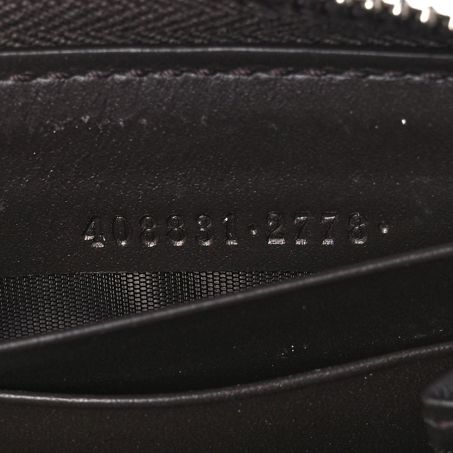 GG Supreme Monogram Web Zip Around Wallet Beige Cocoa
