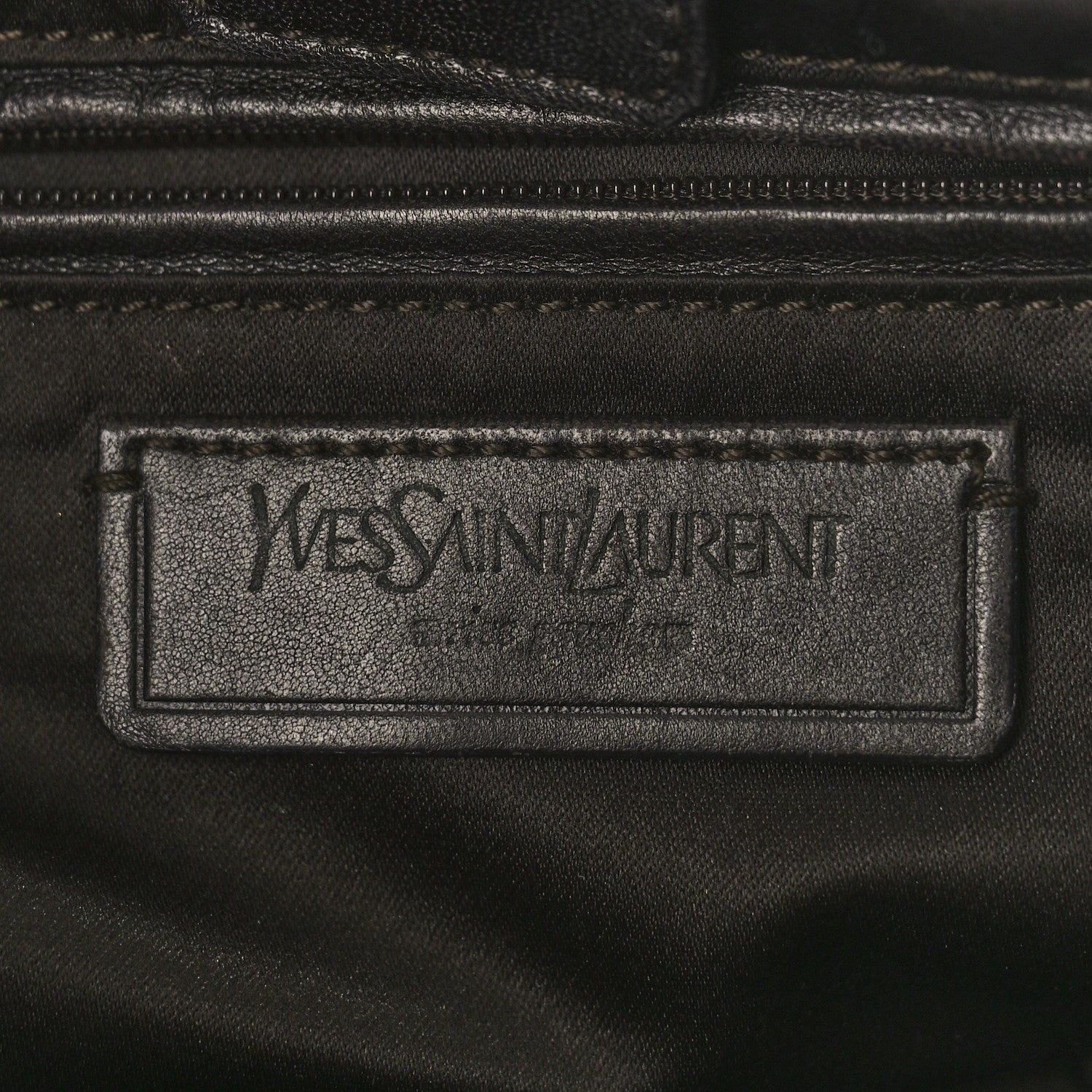 Saint Laurent Snakeskin Saharienne Shoulder Bag Green 6 of 9