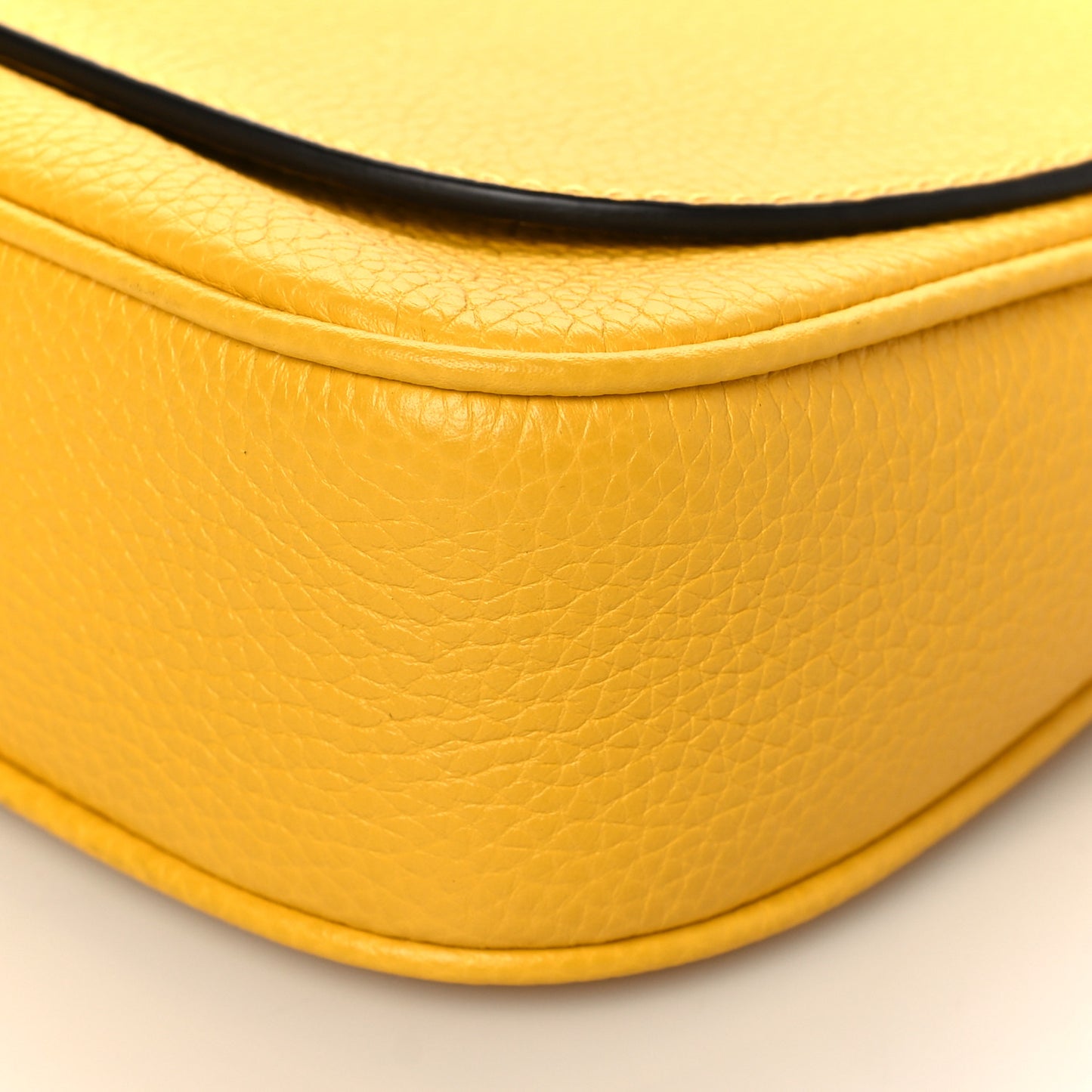 Cellarius Calfskin Medium Soho Flap Crossbody New Buttercup