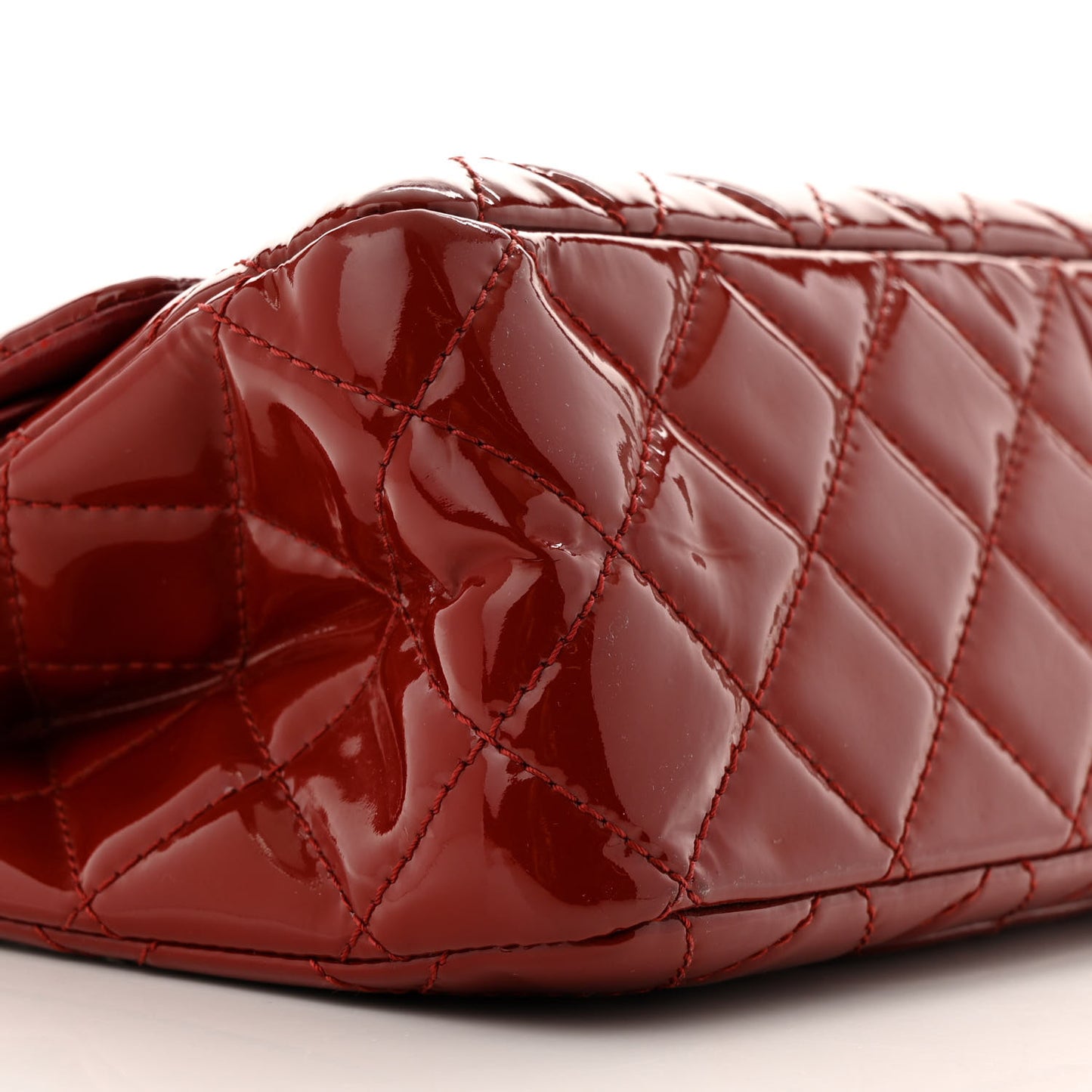 Patent Quilted 2.55 Reissue 227 Flap Red
