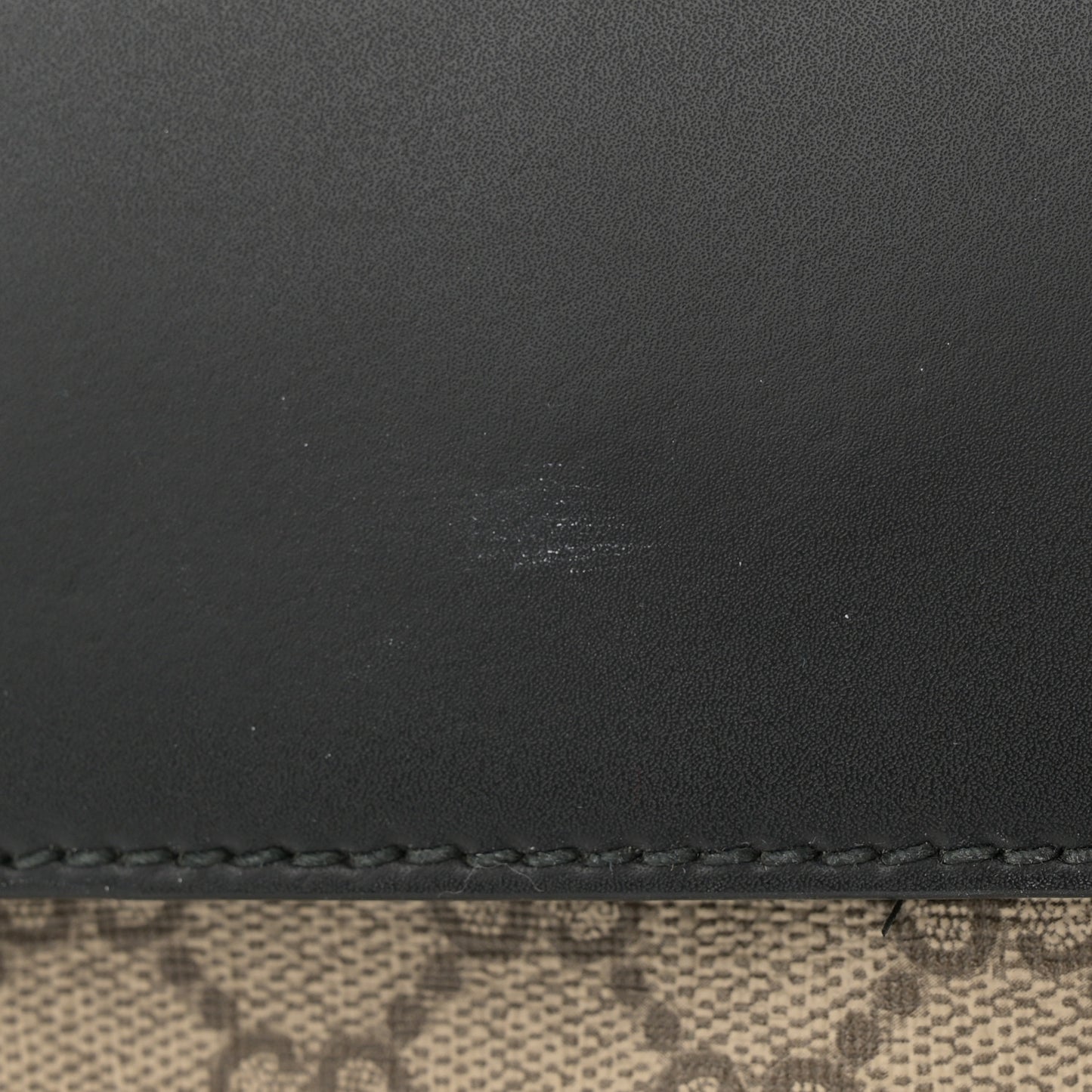 GG Supreme Monogram Web Belt Bag Black