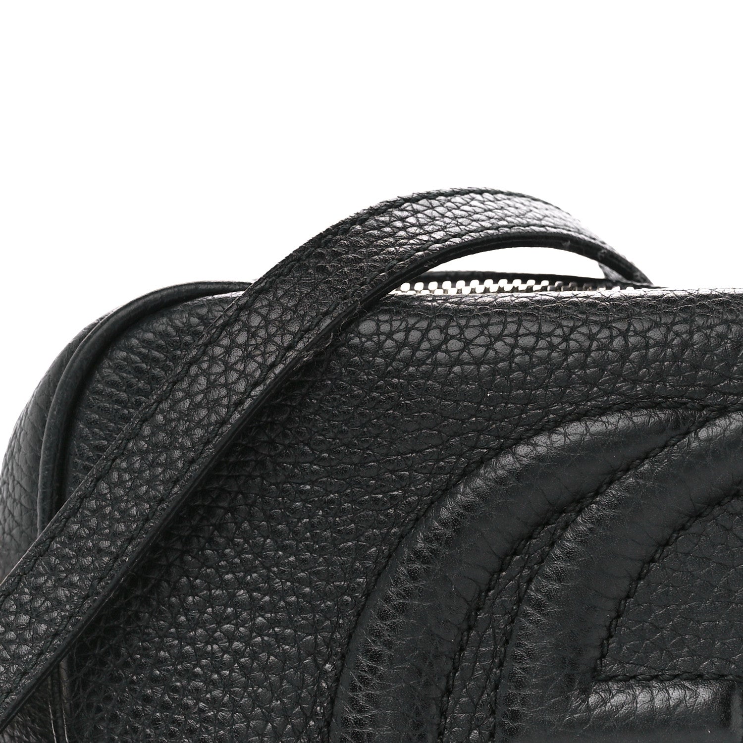 Gucci Pebbled Calfskin Small Soho Disco Bag Black 12 of 13
