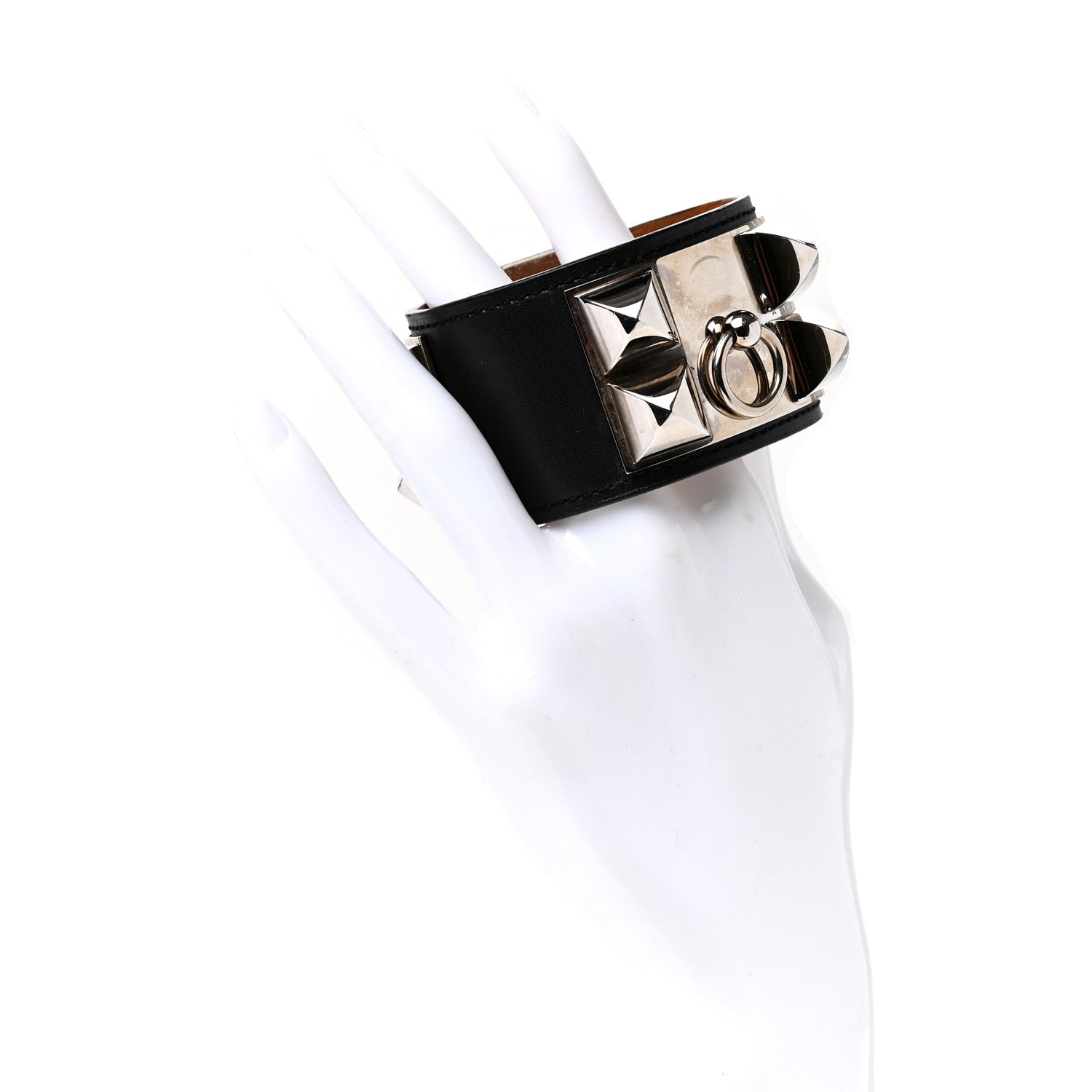 Hermes Box Collier De Chien CDC Bracelet L Black 2 of 8