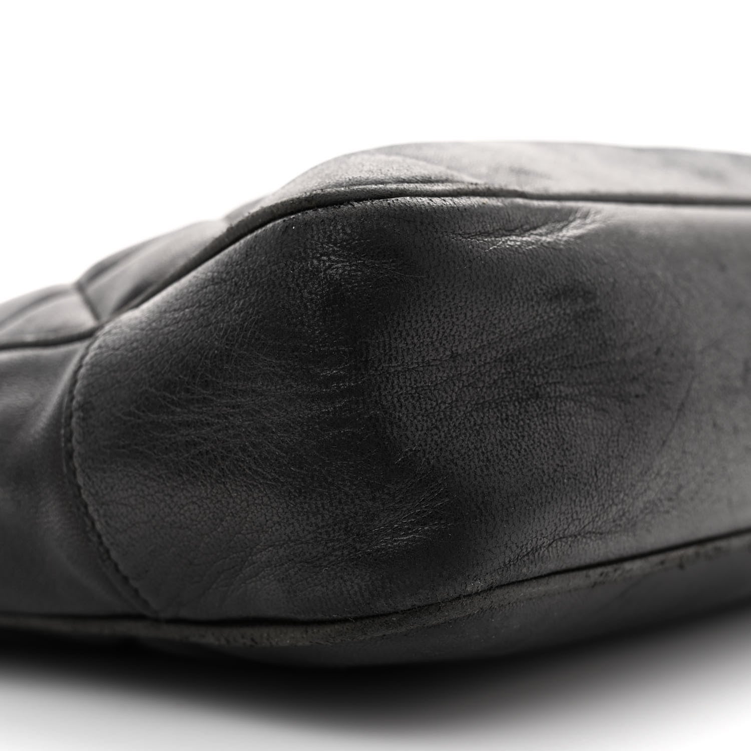 Chanel Lambskin Quilted Shopping Tote Black 9 of 18