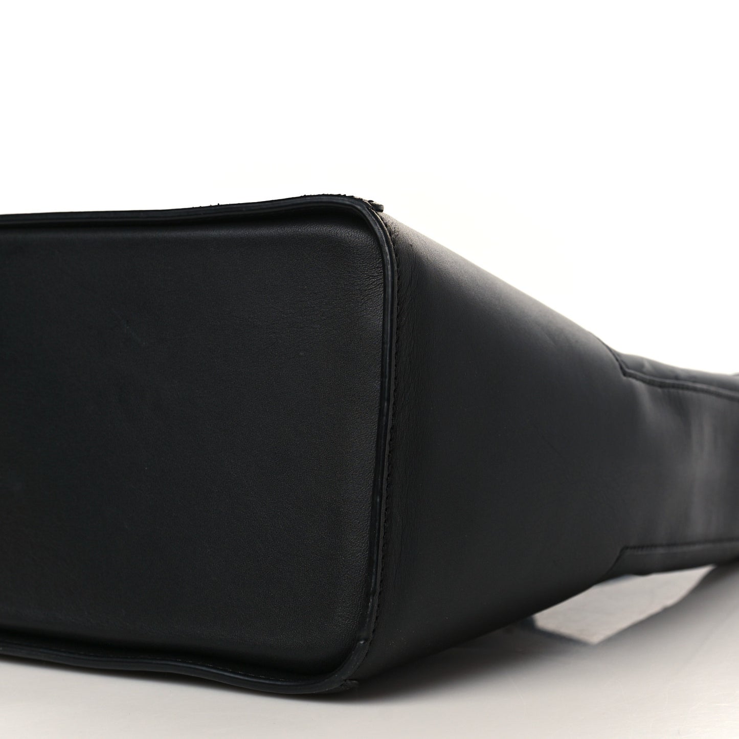 Coated Canvas Claudia Studs Crossbody Bag Black