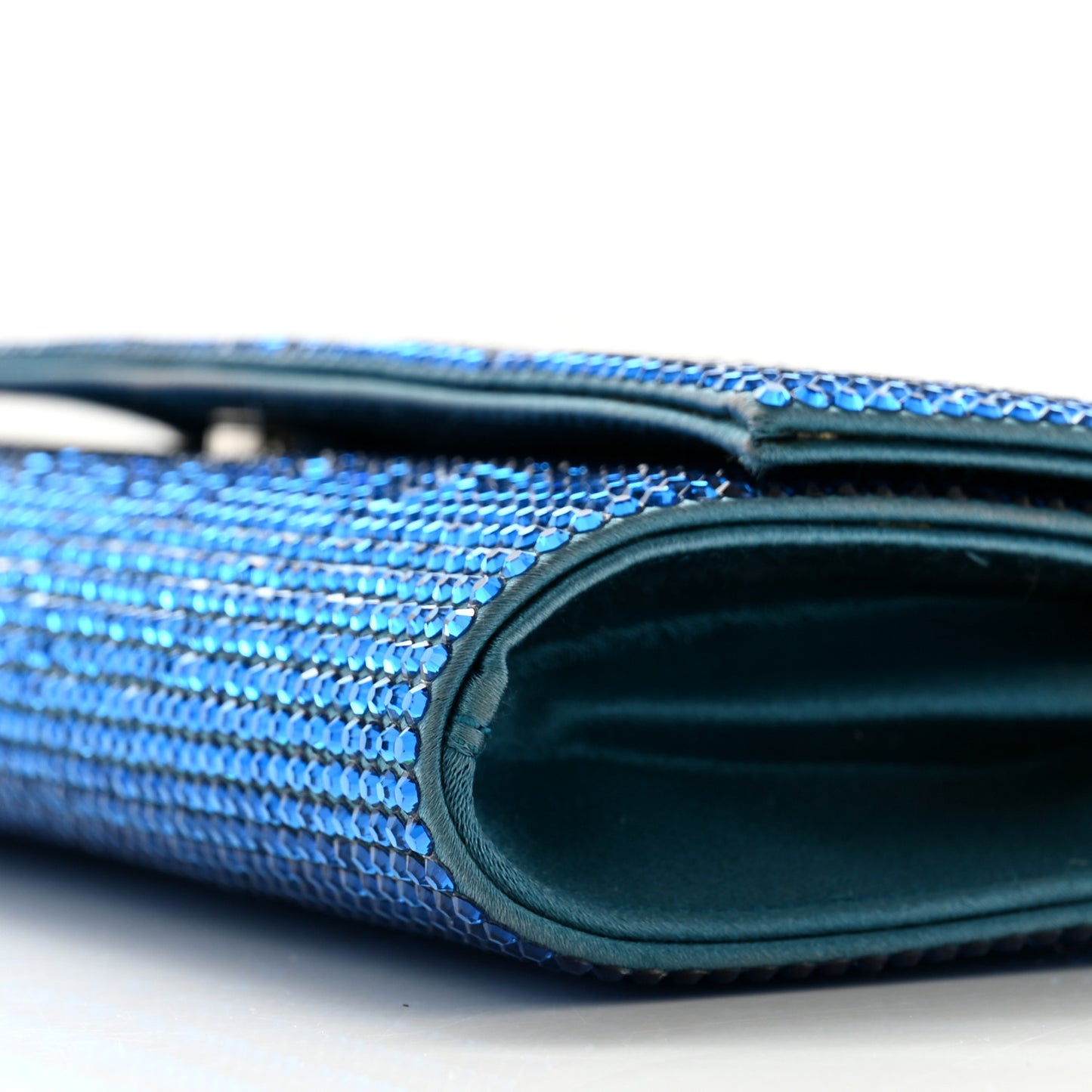 Swarovski Crystal Fizzy Clutch Blue