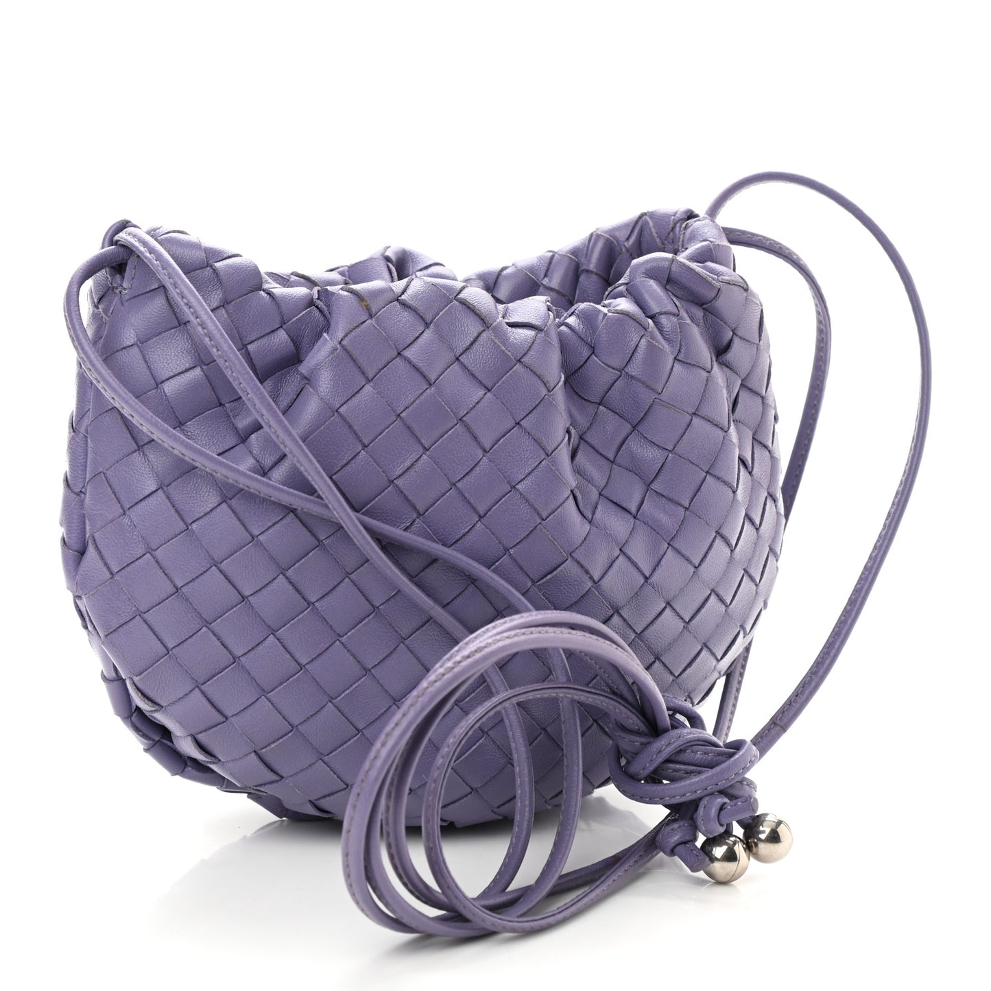 Nappa Intrecciato Mini Bulb Lavender