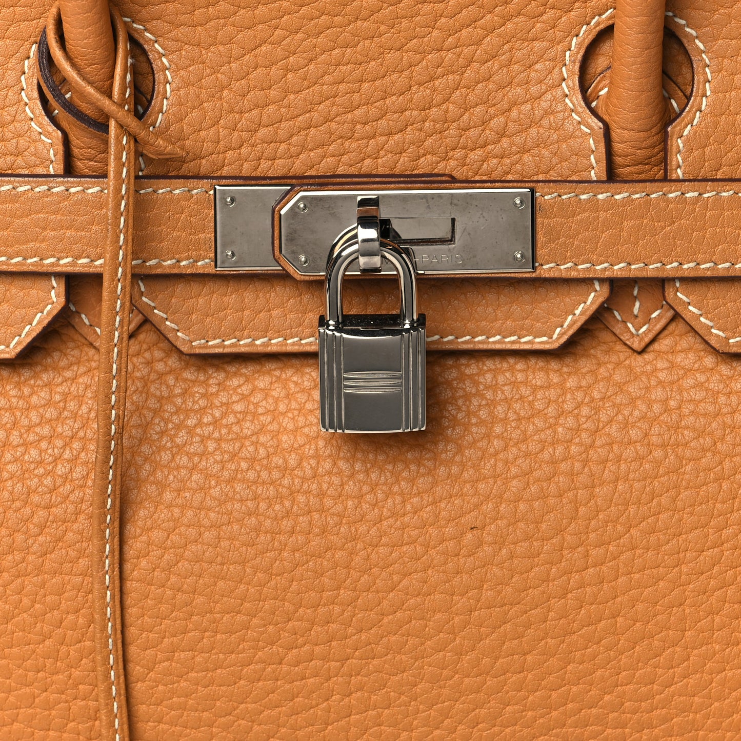 Taurillon Clemence Birkin 30 Natural Sable