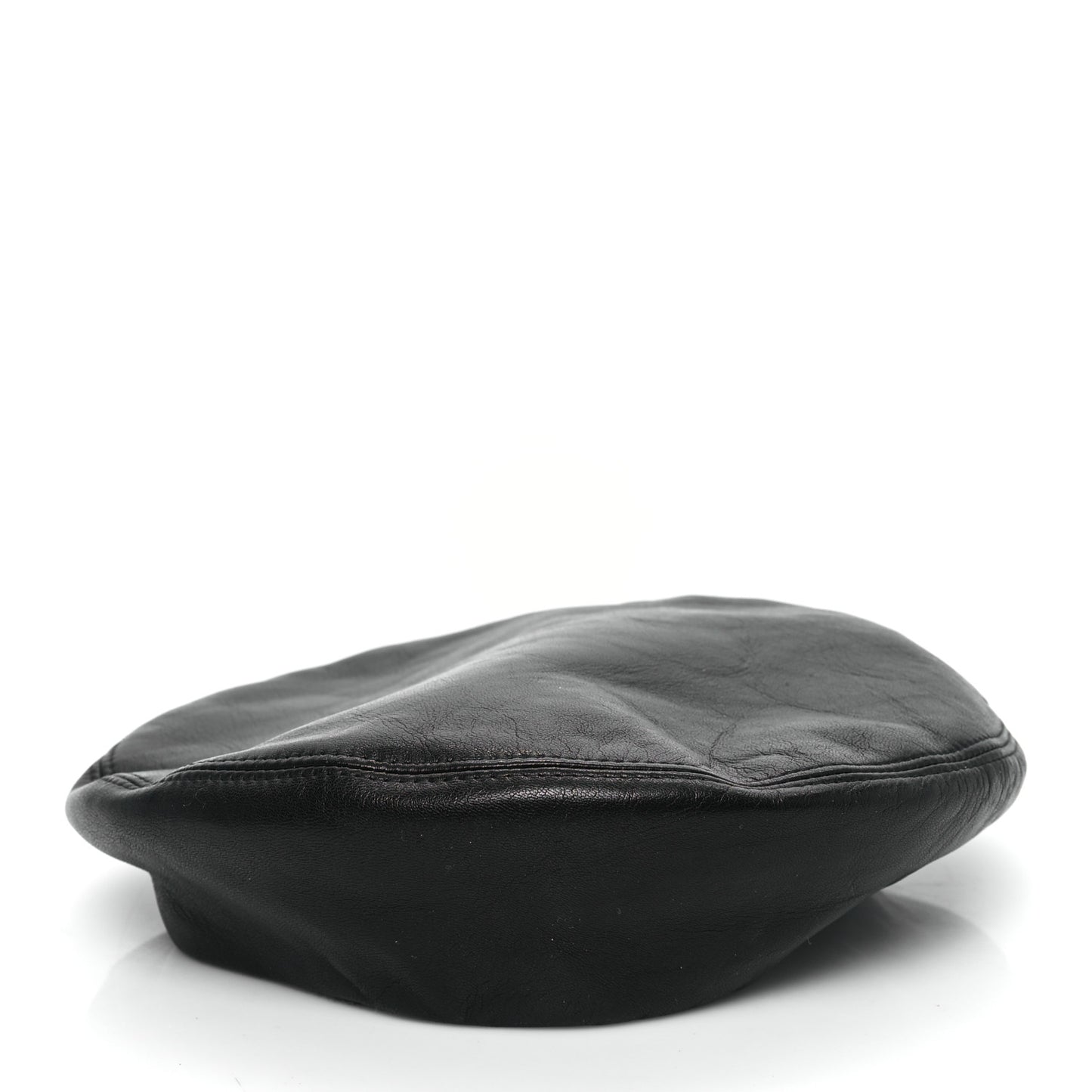 Lambskin Beret Hat 57 M Black