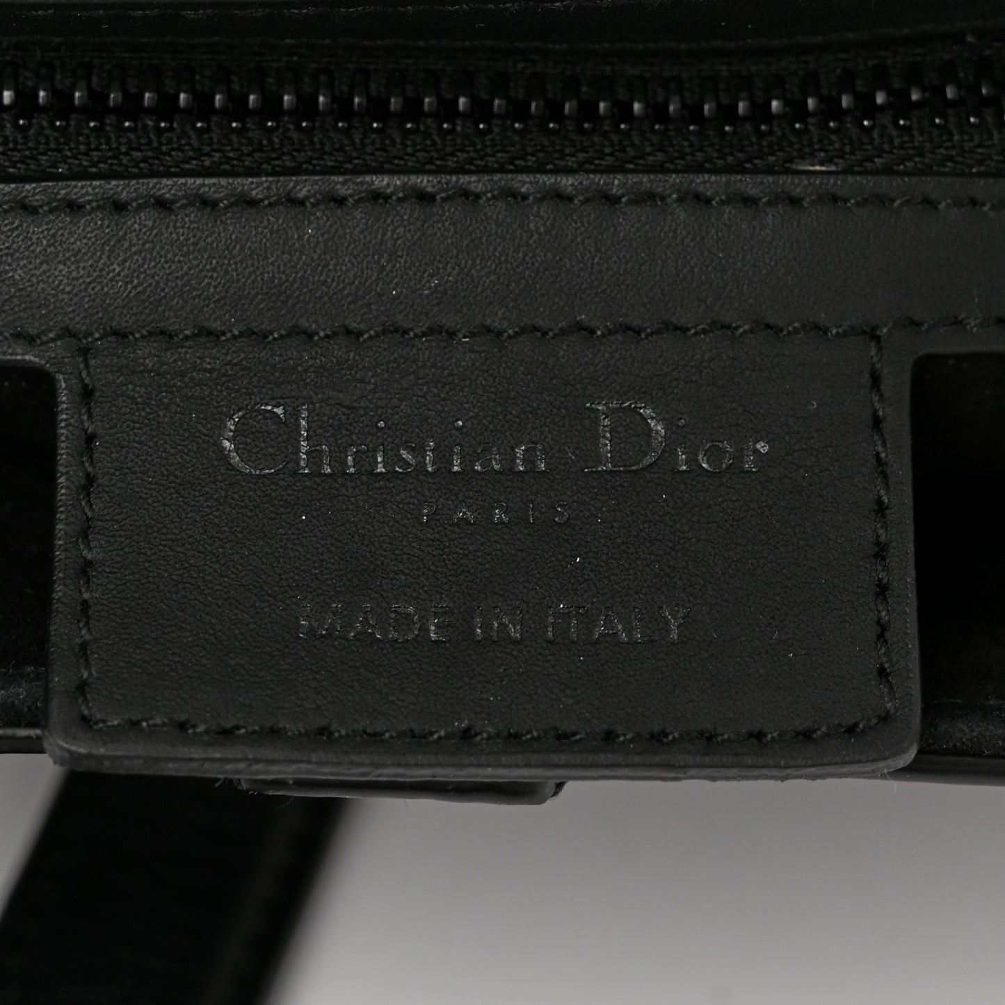 Ultra Matte Calfskin Saddle Bag Black