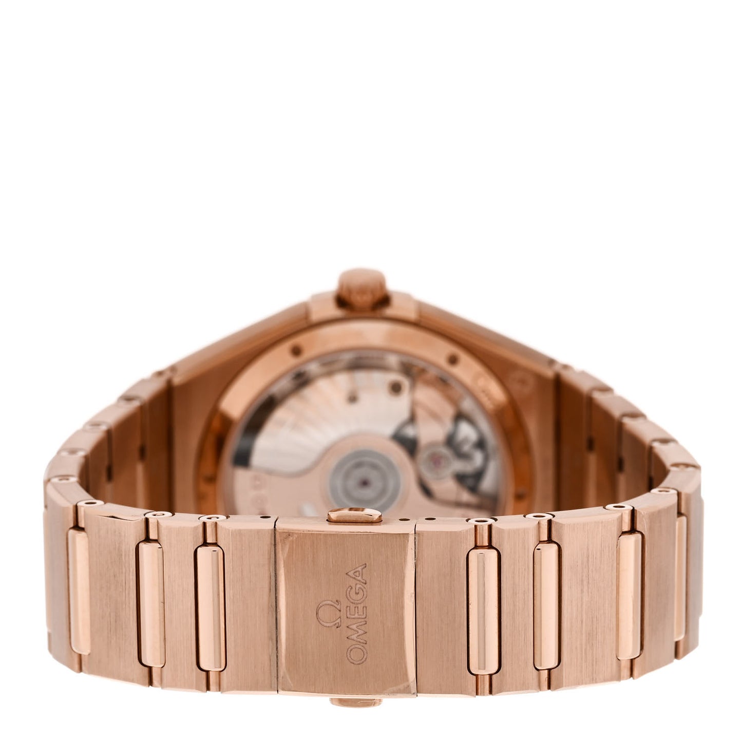 18K Sedna Gold Diamond Bezel 34mm Constellation Small Seconds Automatic Watch Bordeaux 131.55.34.20.61.001