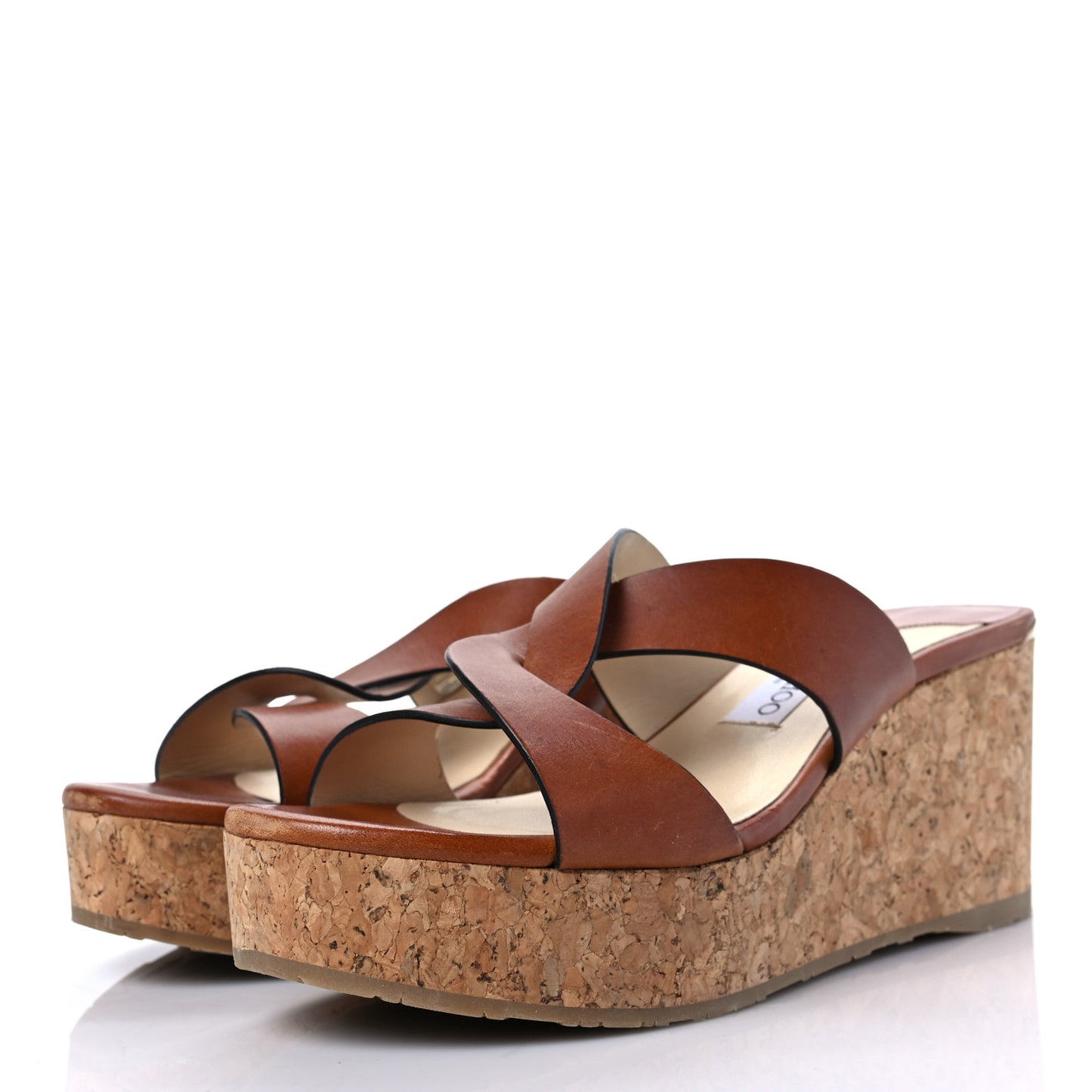 Nappa Atia Wedges 40 Brown