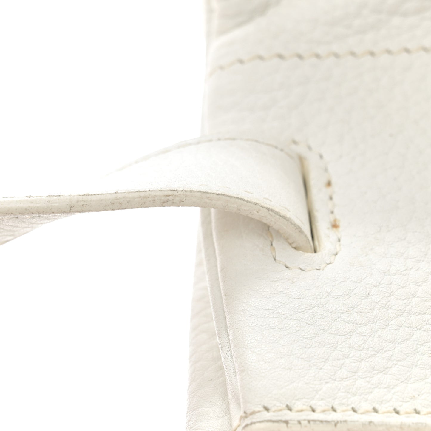 Taurillon Clemence JPG Birkin 42 White