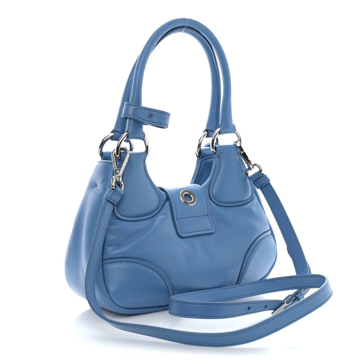 Prada Nappa Soft Padded Re-Edition 2002 Moon Bag Onda 3 of 11