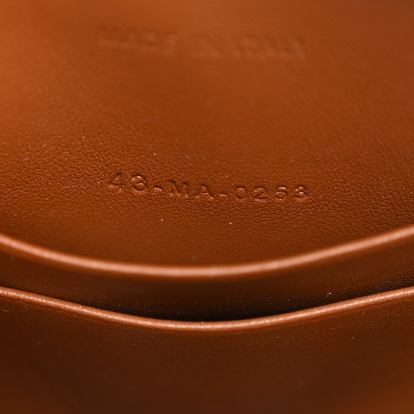 Calfskin CD Signature Oval Crossbody Camera Bag Brown