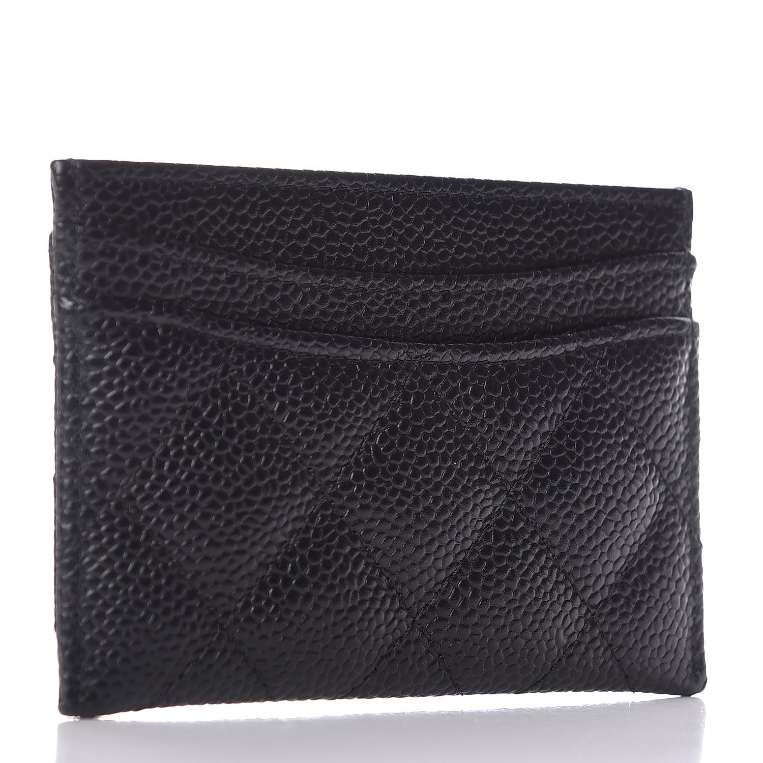 Chanel Caviar Quilted Card Holder Black 3 of 9