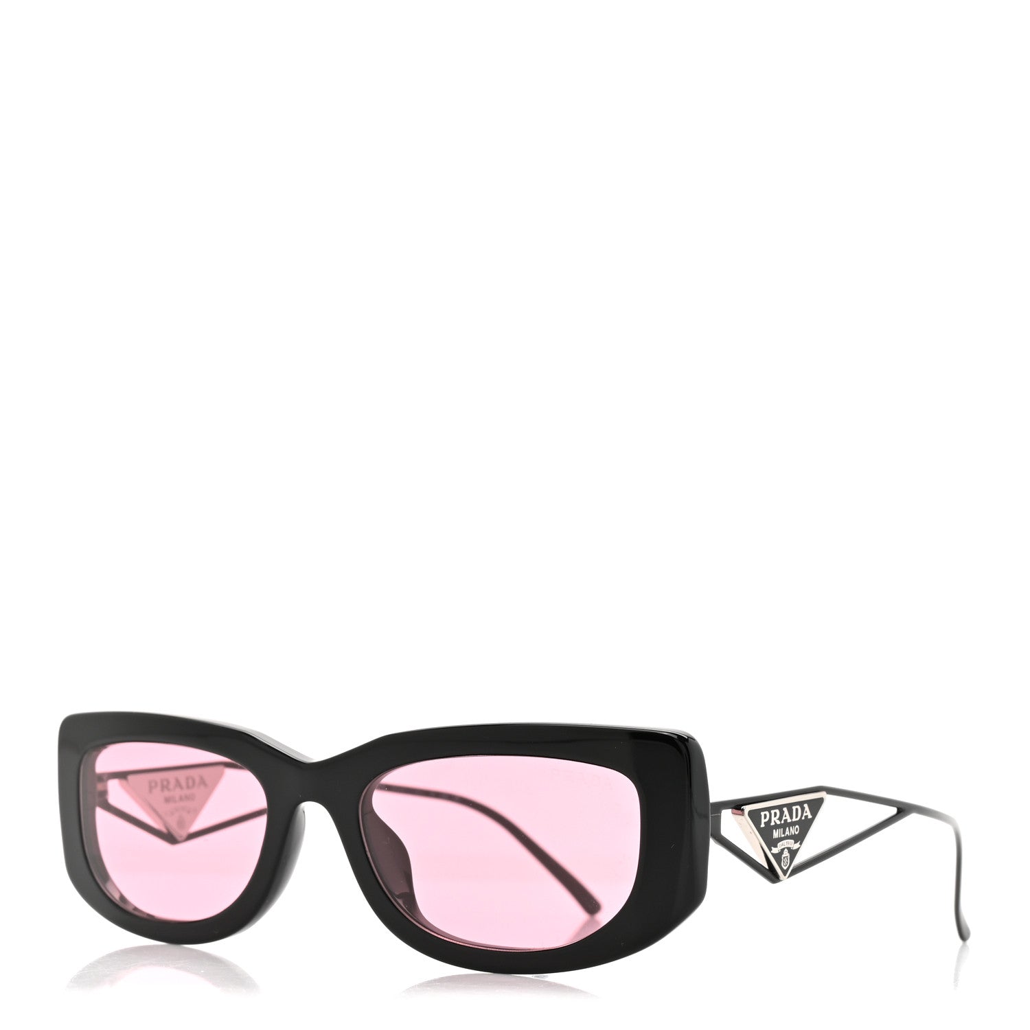 Prada Acetate Sunglasses SPR 14Y Black Pink 1843558 – FASHIONPHILE