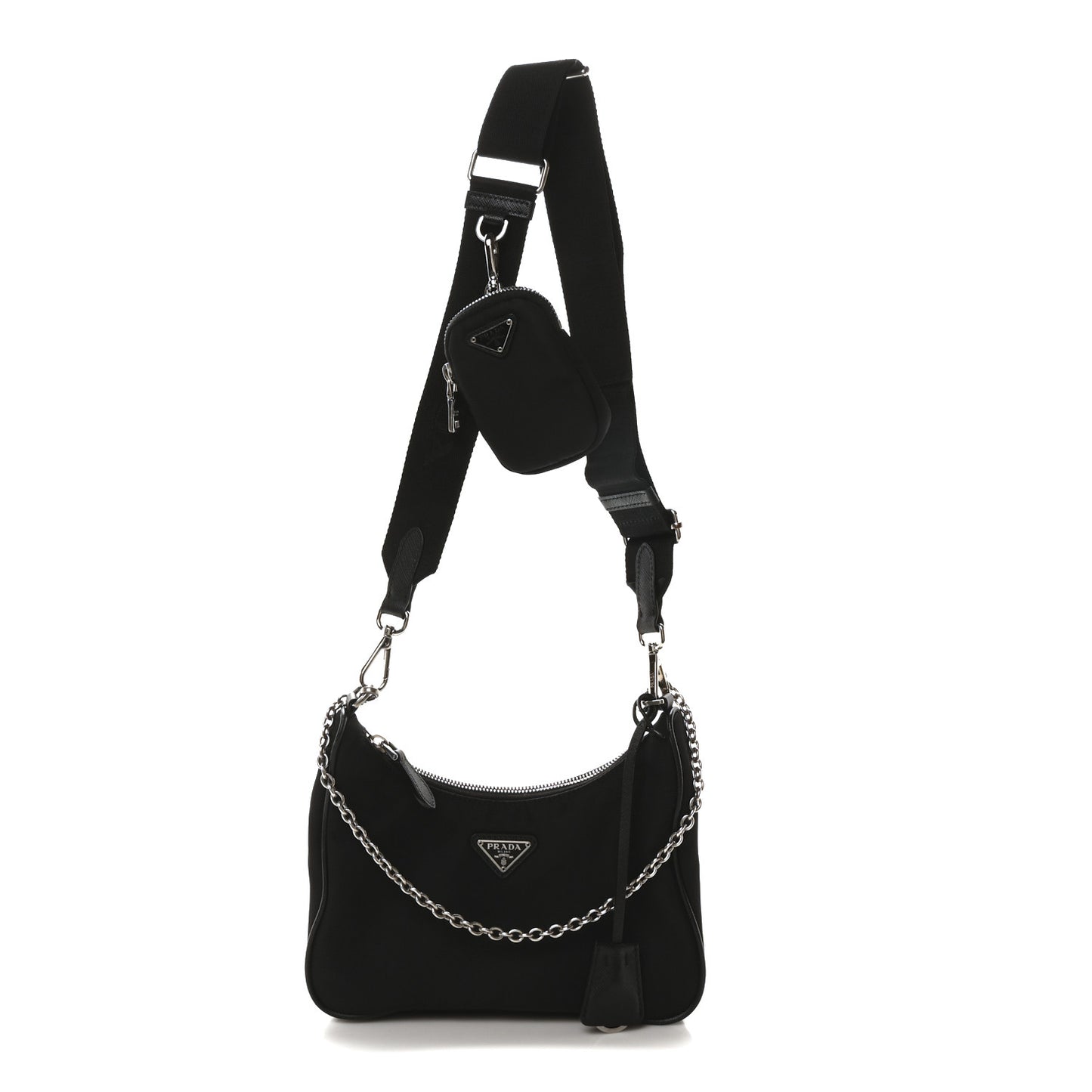 Nylon Re-Edition 2005 Shoulder Bag Black
