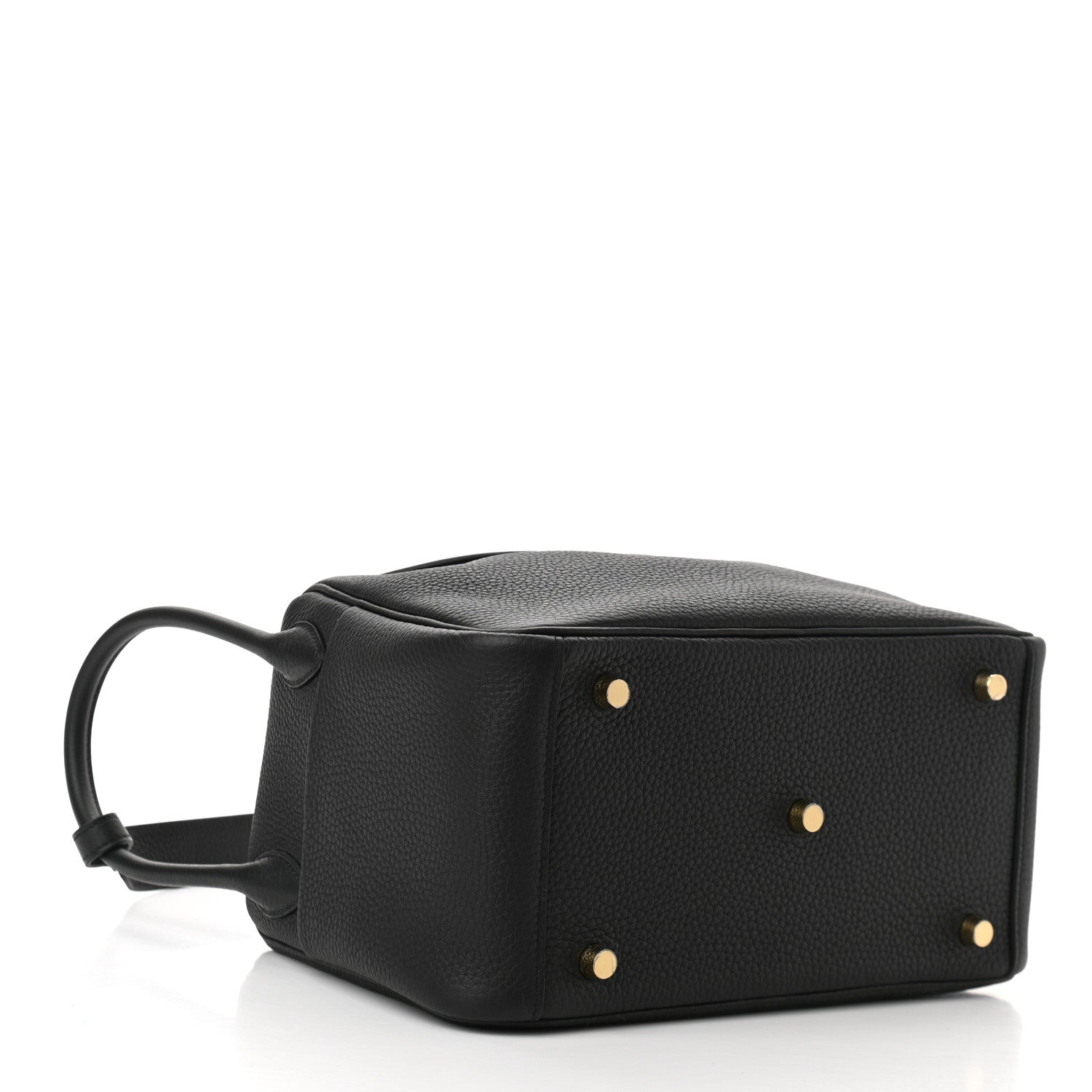 Hermes Taurillon Clemence Lindy 26 Black 4 of 11