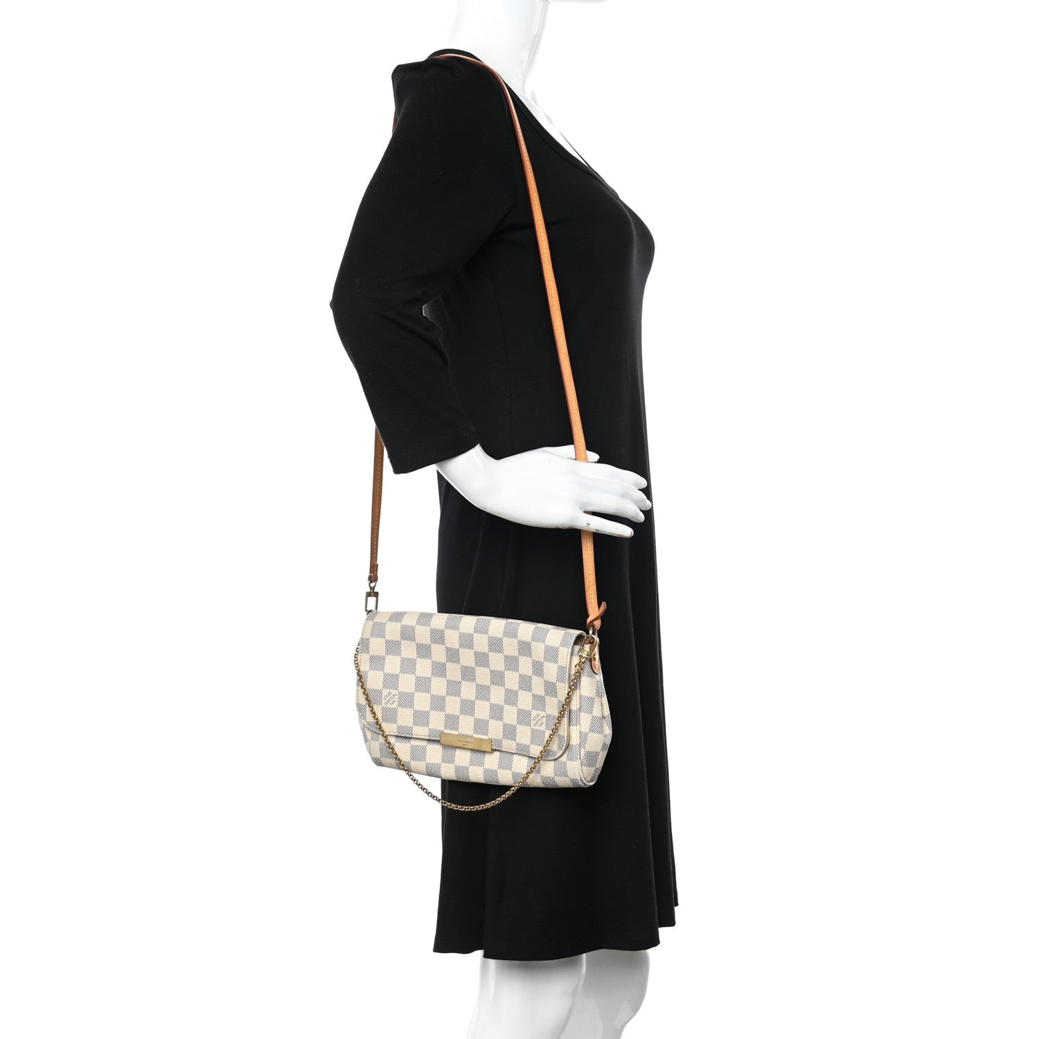 Louis Vuitton Damier Azur Favorite MM 2 of 9