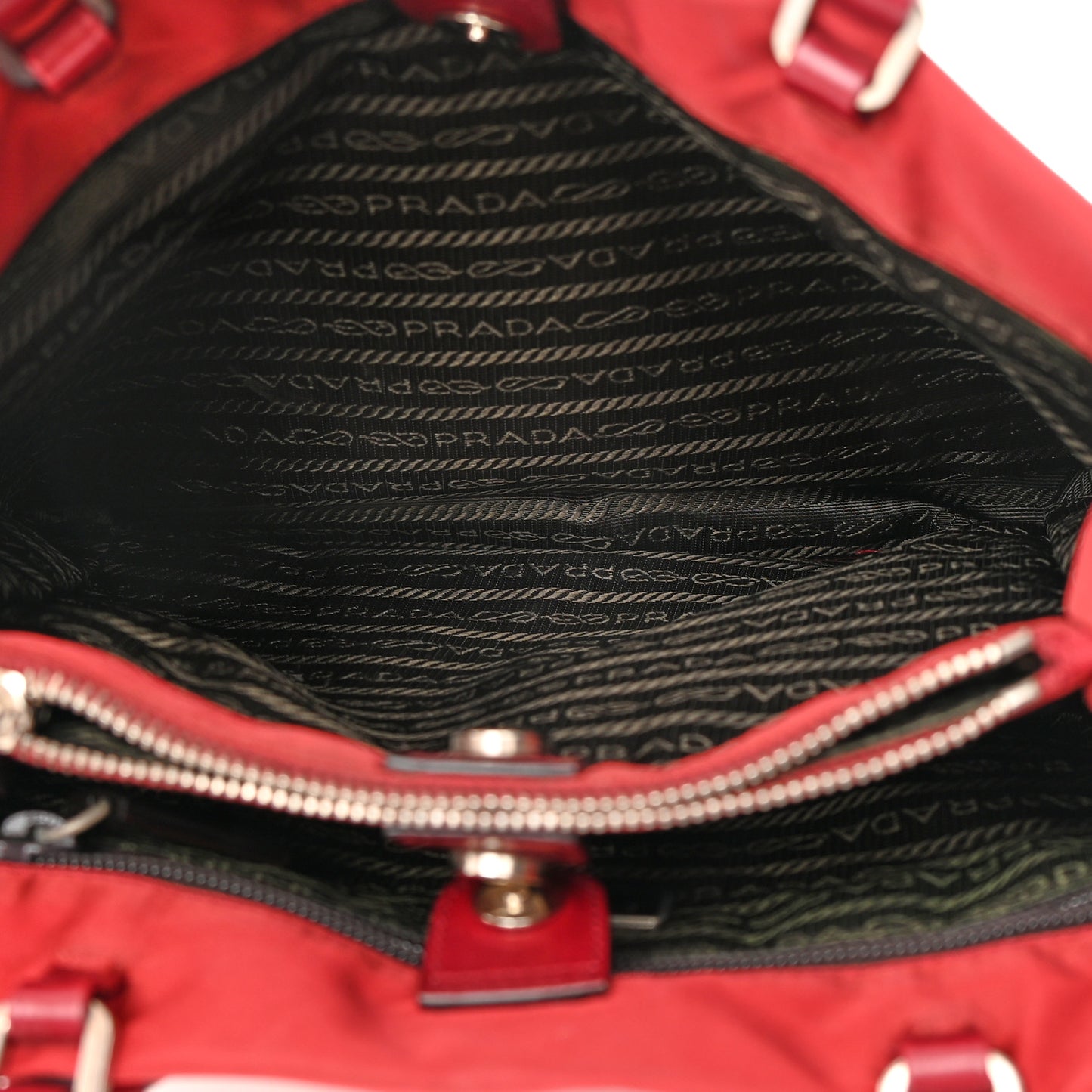 Tessuto Nylon Tote Red