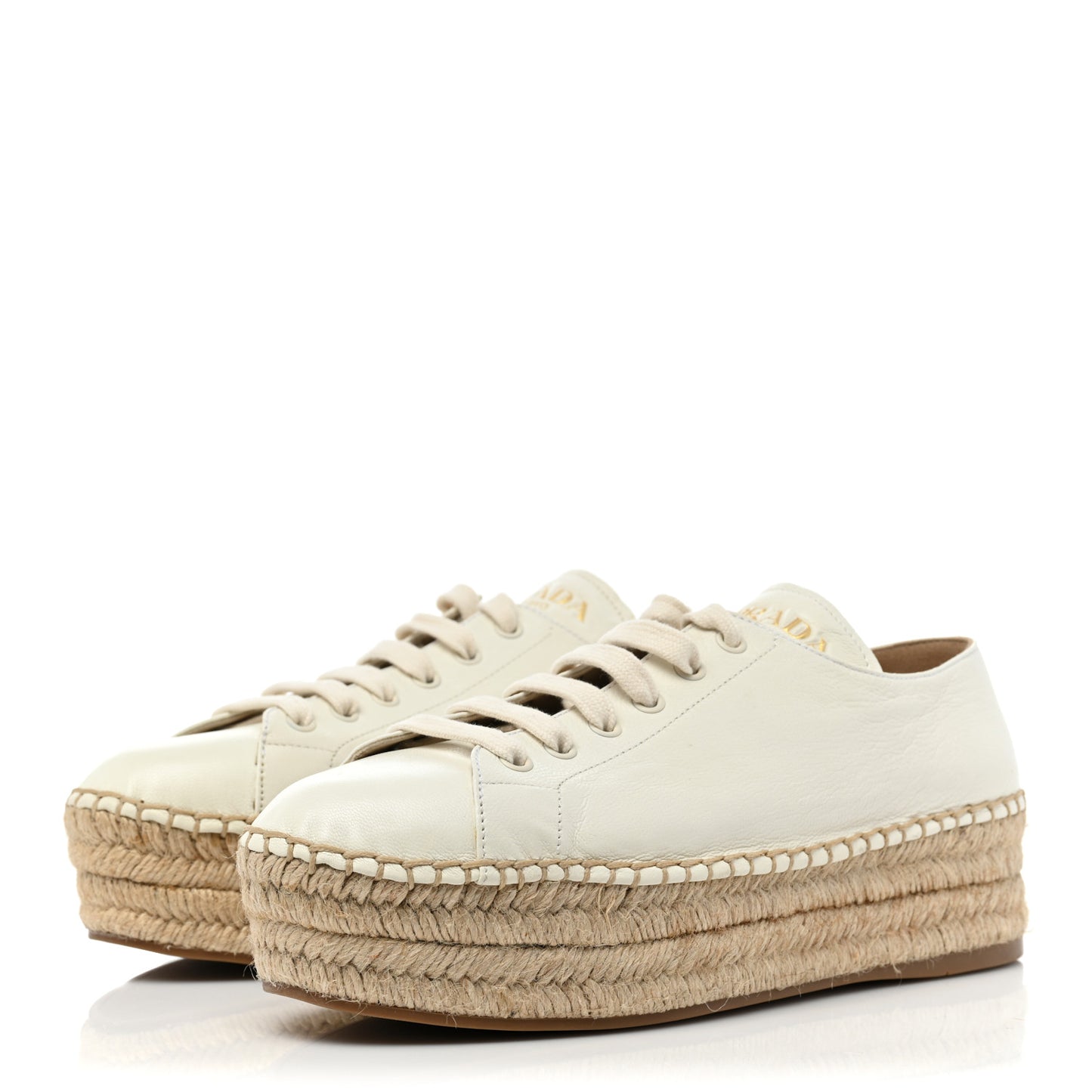 Calfskin Logo Espadrilles 40.5