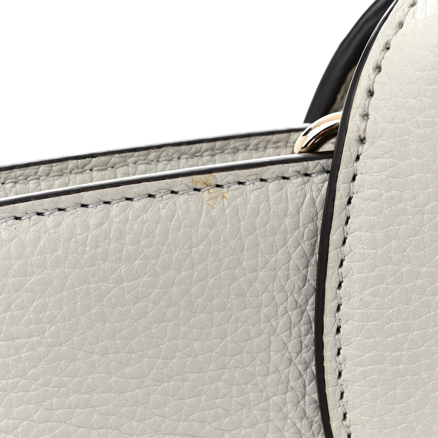 Calfskin Large The Studio Bag Gull Grey