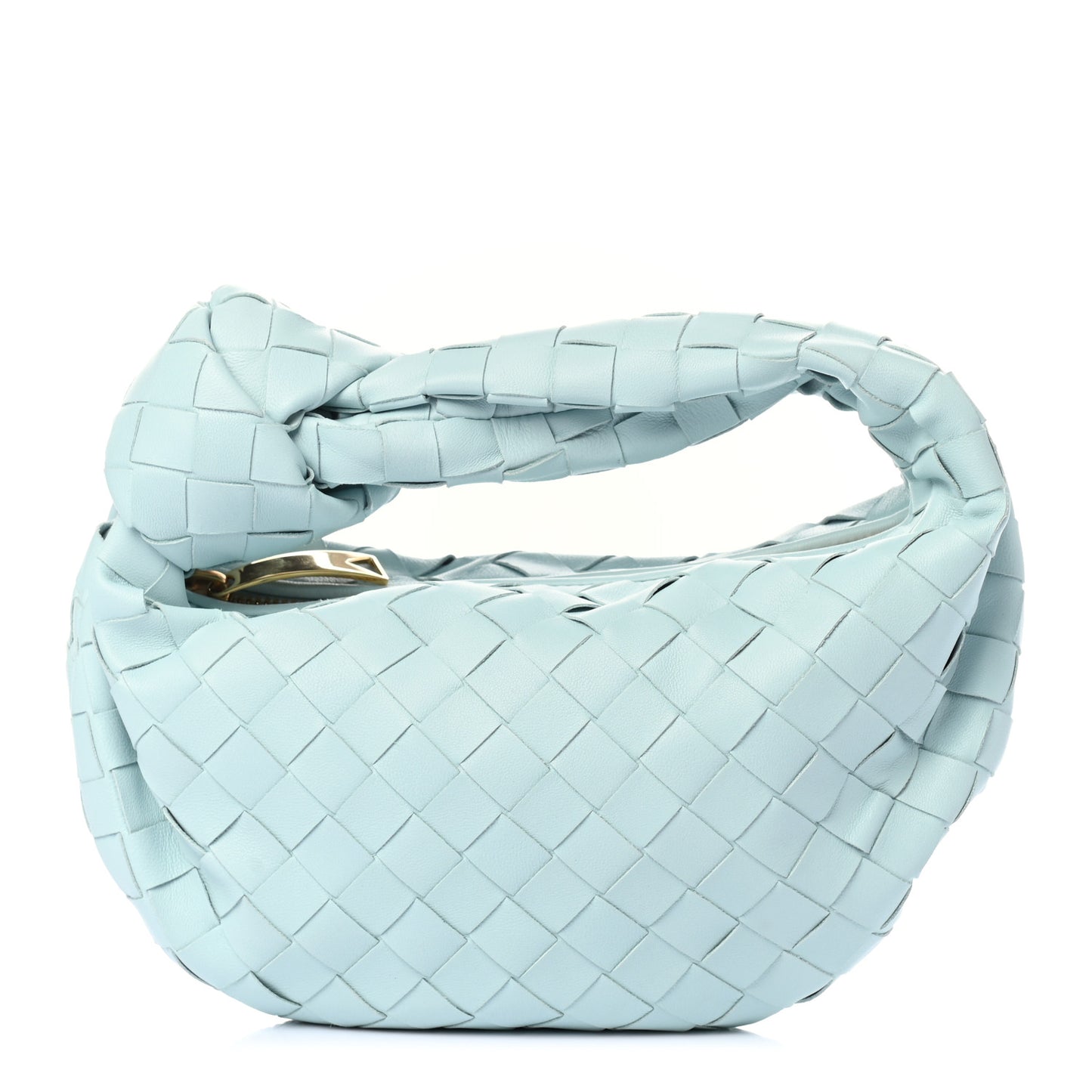 Nappa Intrecciato Mini Jodie Teal Washed