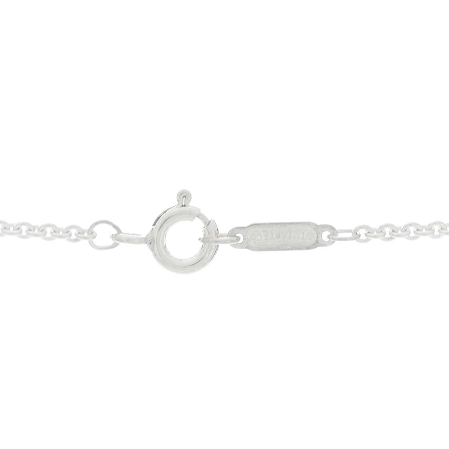 Sterling Silver Zipper Bar Pendant Necklace